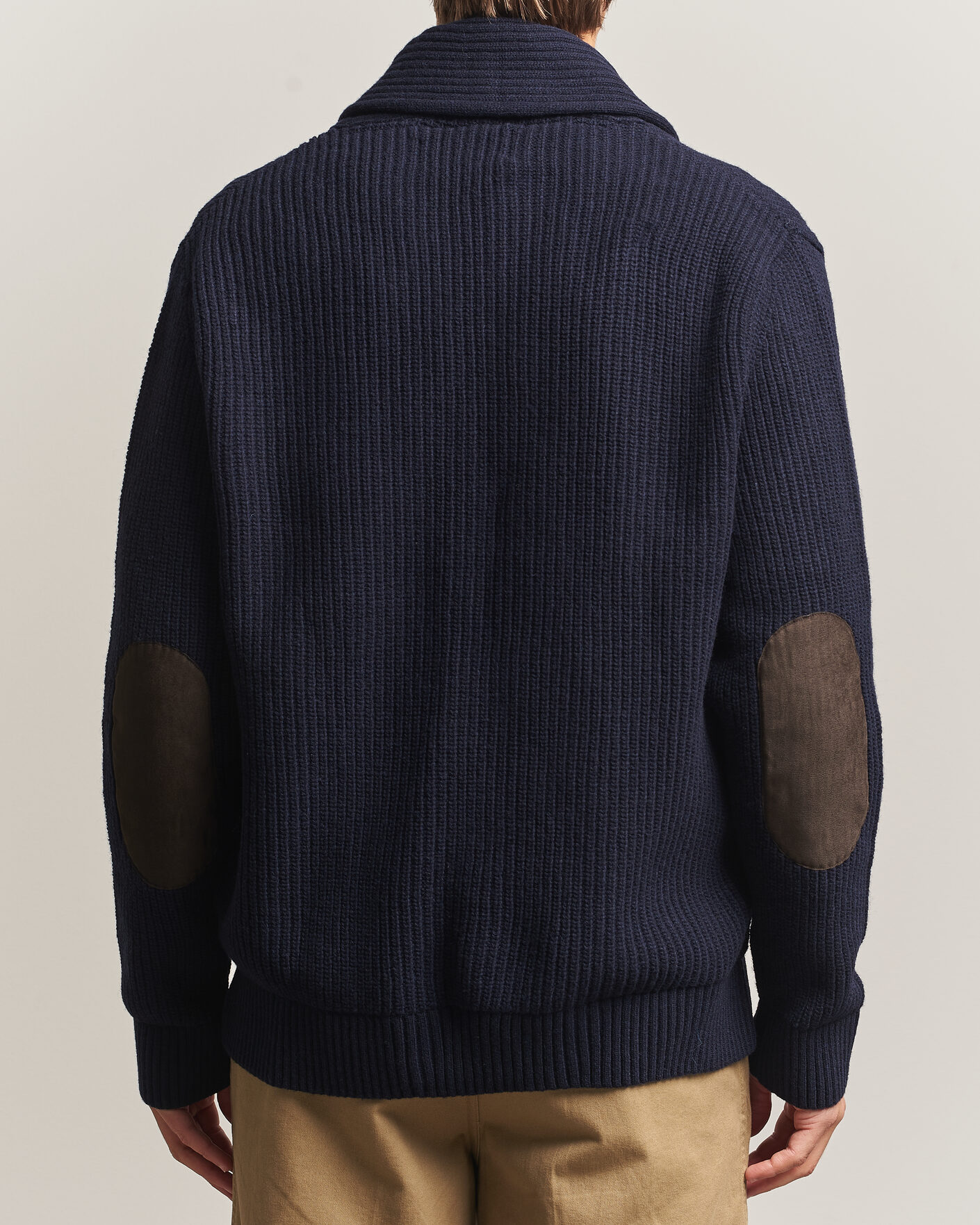 Herre | Gensere | Barbour Lifestyle | Hartland Knitted Shawl Cardigan Navy