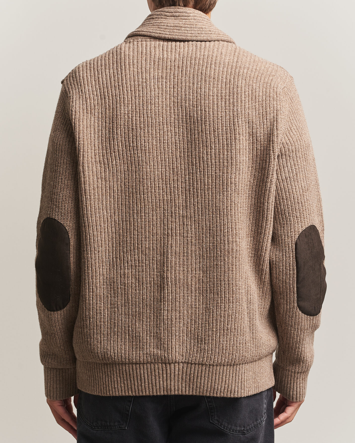Herre | Gensere | Barbour Lifestyle | Hartland Knitted Shawl Cardigan Stone