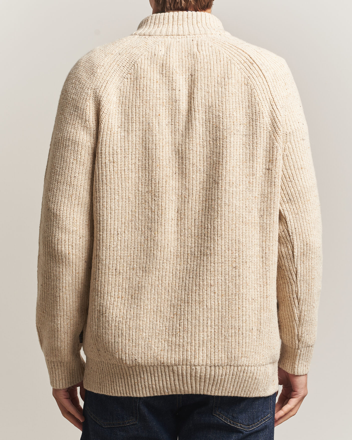 Herre | Gensere | Barbour Lifestyle | Essentials Donegal Half Zip Pearl