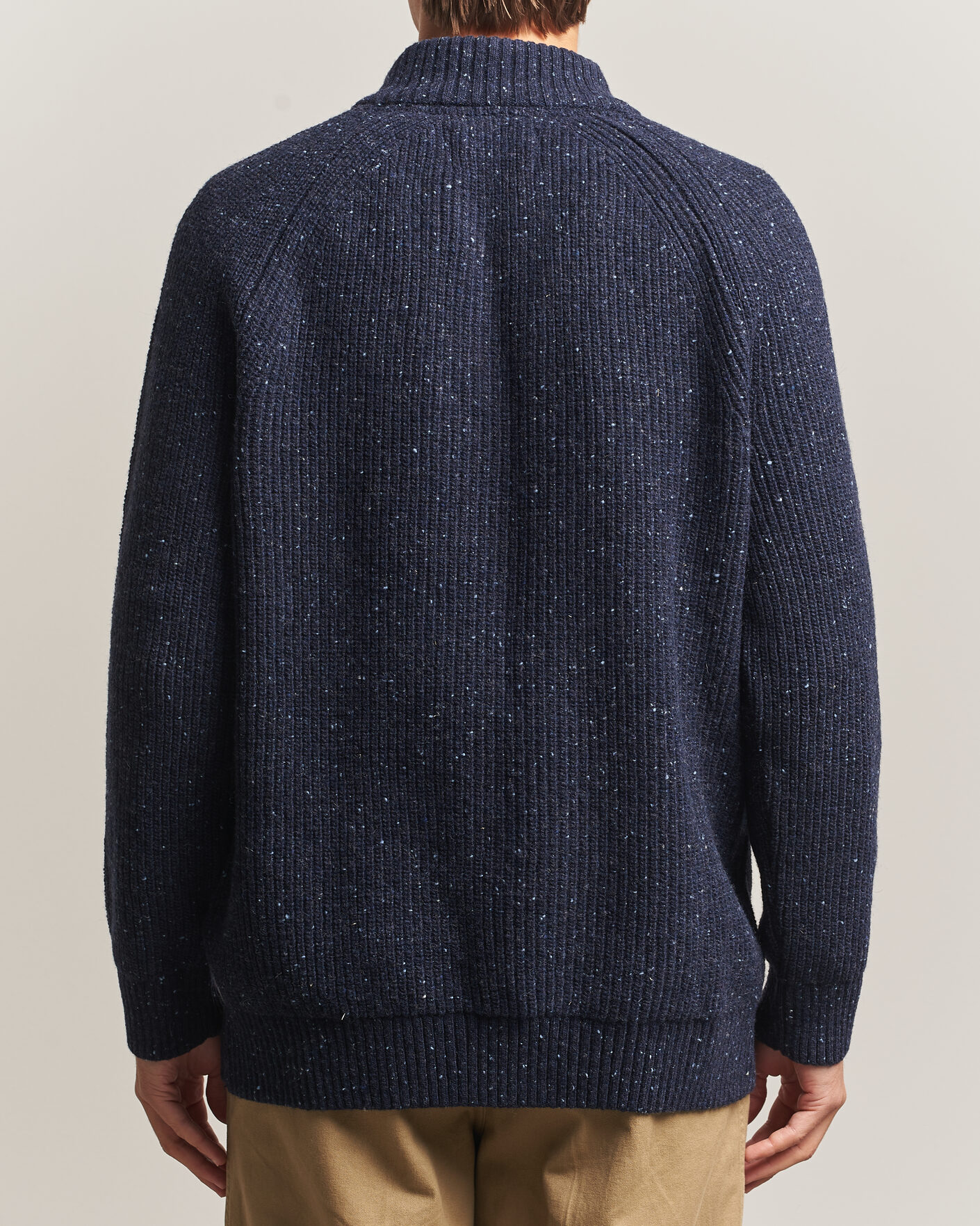 Herre | Gensere | Barbour Lifestyle | Essentials Donegal Half Zip Navy