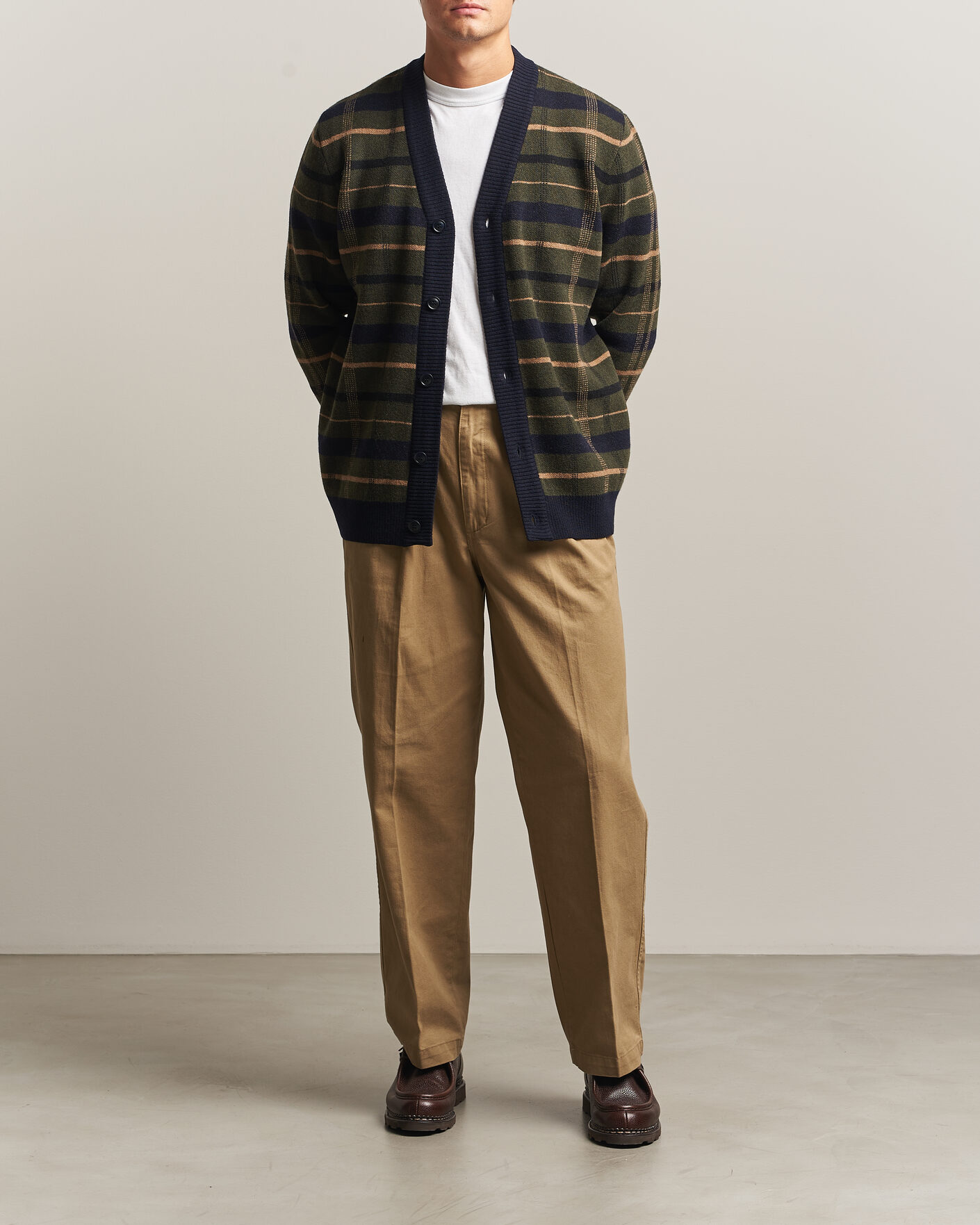 Herre | Gensere | Barbour Lifestyle | Kane Knitted Cardigan Navy