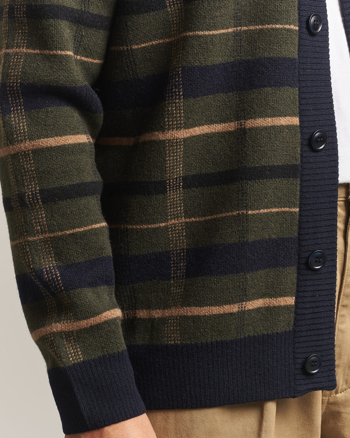 Herre | Gensere | Barbour Lifestyle | Kane Knitted Cardigan Navy