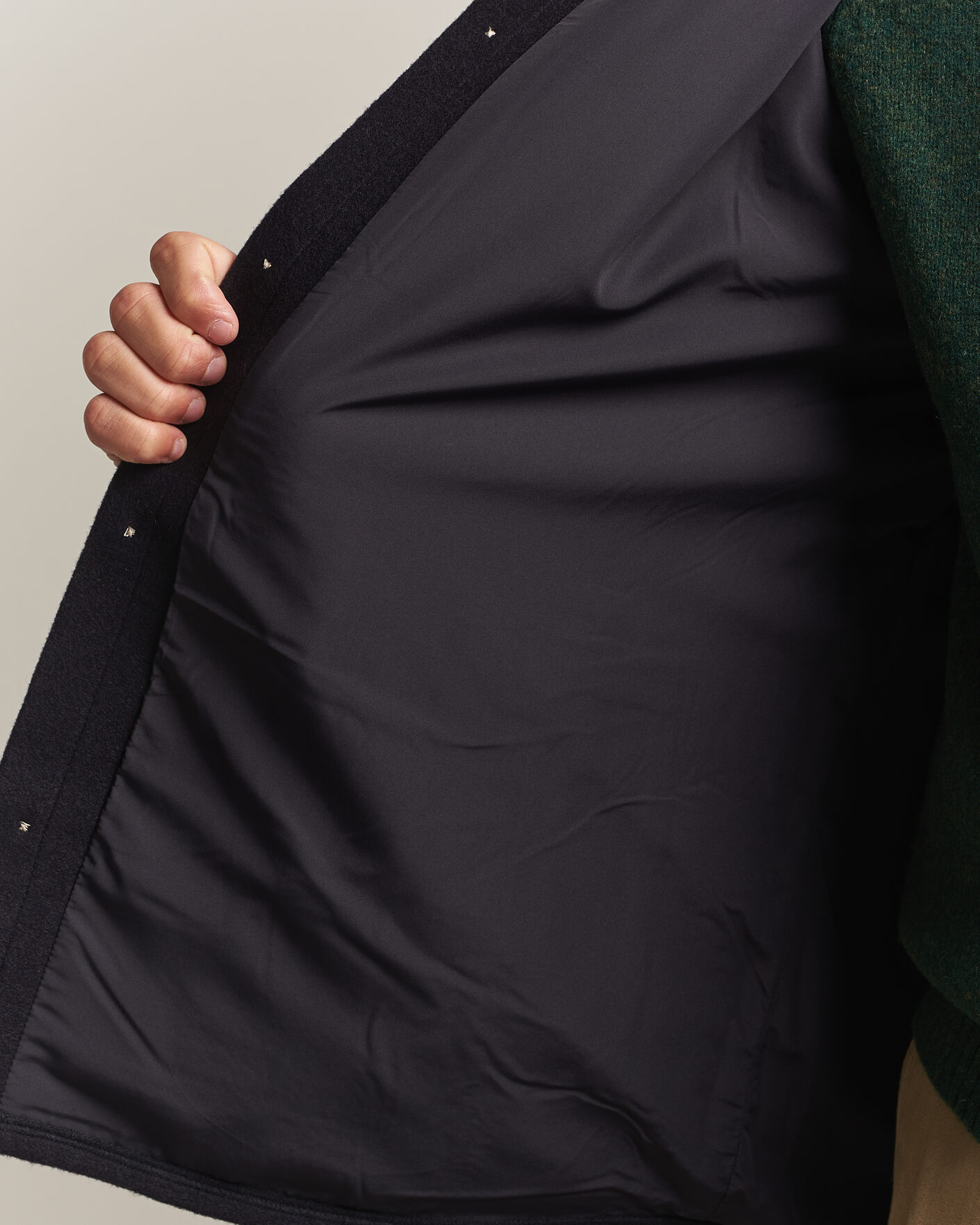 Herre | Skjorter | Barbour Lifestyle | Marltown Tailored Wool Blend Overshirt Navy