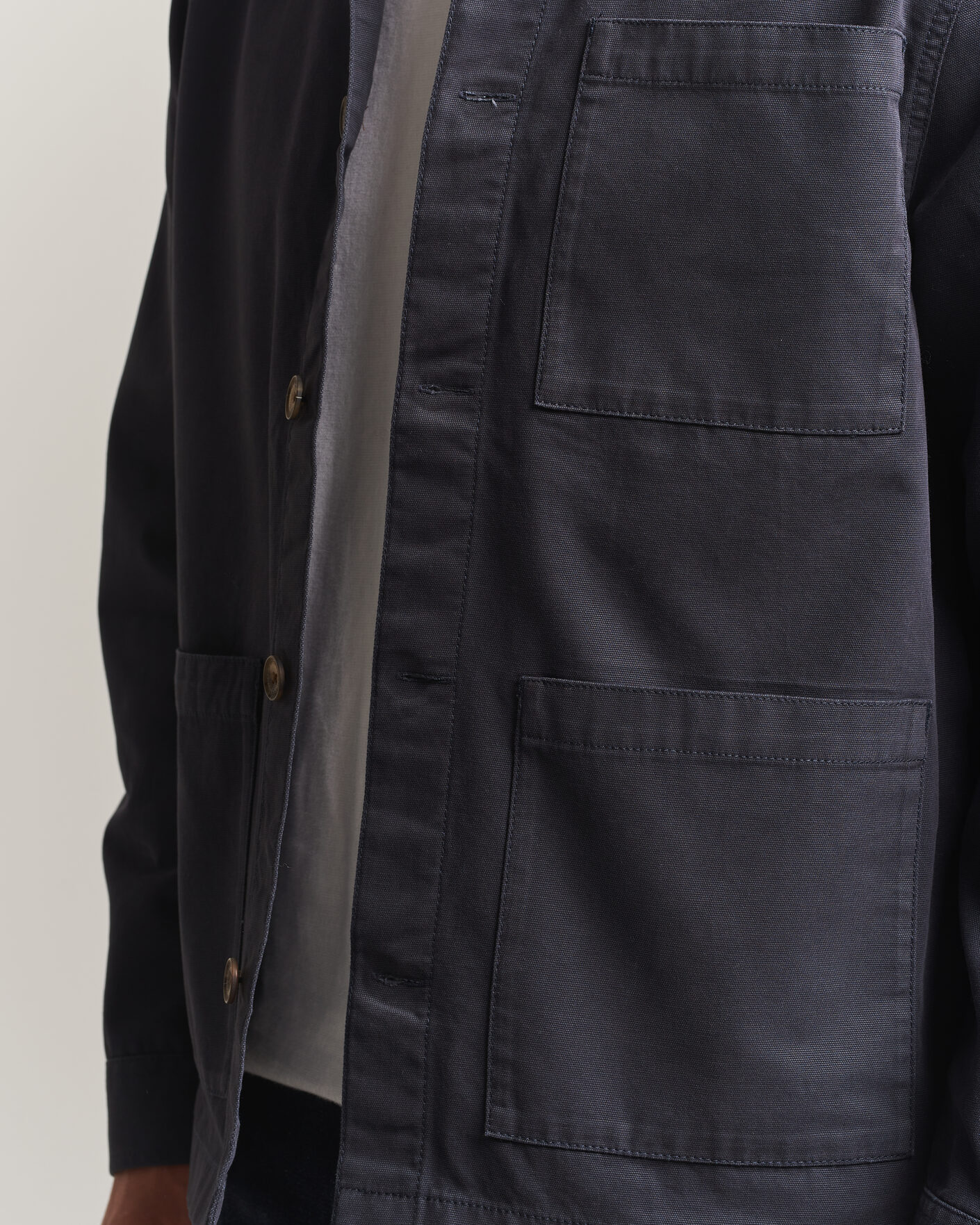 Herre | Skjorter | Barbour Lifestyle | Tartan trimed Washed Overshirt Dark Navy