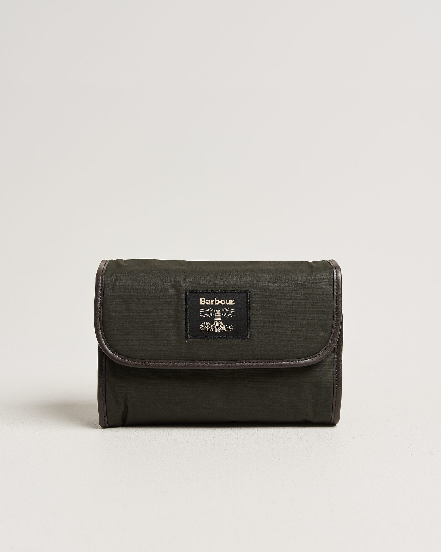 Herre | Vesker | Barbour Lifestyle | Wax Hanging Washbag Olive
