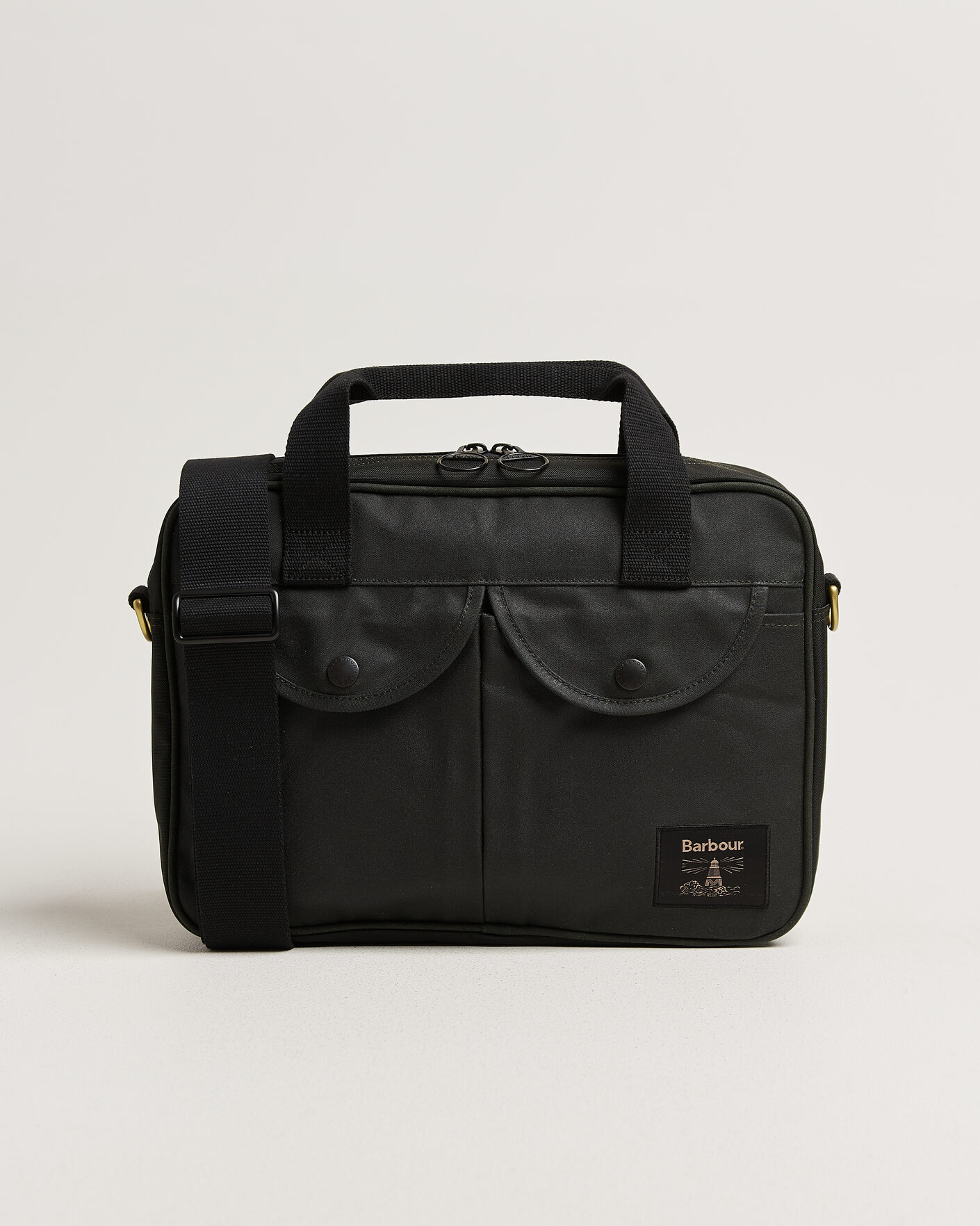 Herre | Vesker | Barbour Lifestyle | Field Wax Laptop Bag Sage