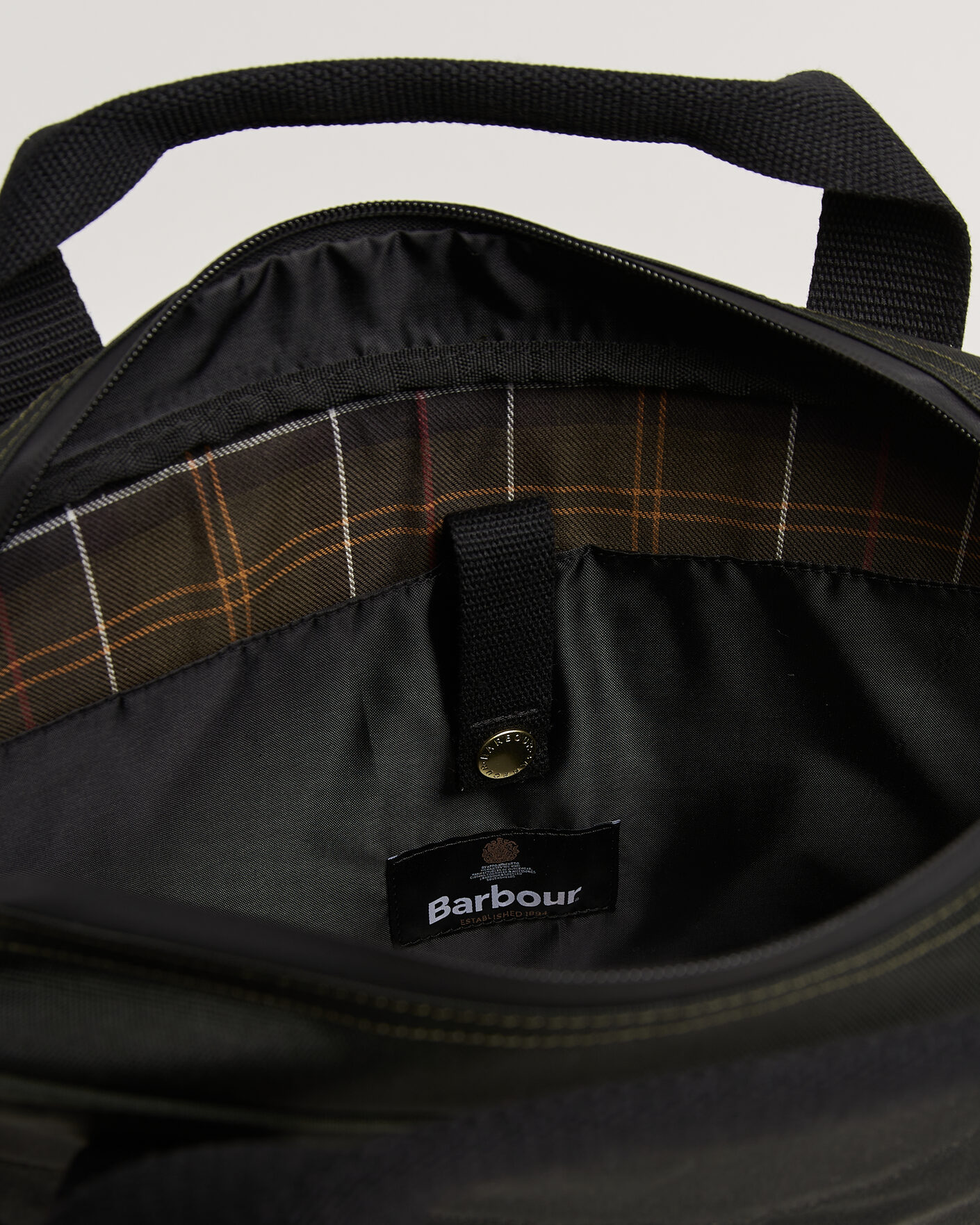 Herre | Vesker | Barbour Lifestyle | Field Wax Laptop Bag Sage
