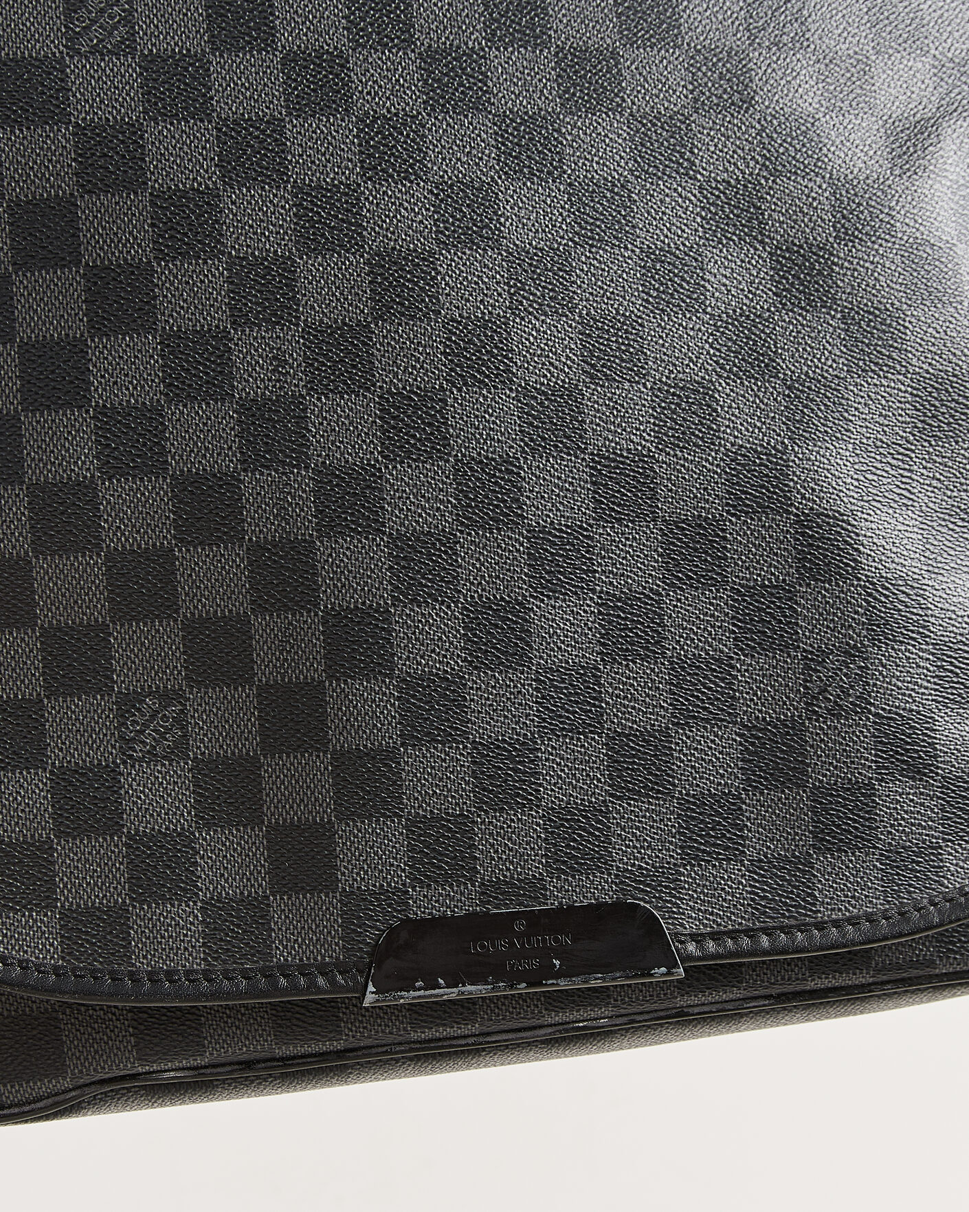 Herre | Pre-Owned & Vintage Bags | Louis Vuitton Pre-Owned | Daniel Shoulder Bag MM Damier Graphite