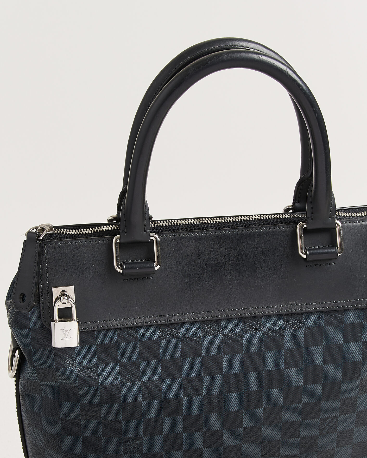 Herre | Pre-Owned & Vintage Bags | Louis Vuitton Pre-Owned | Greenwich Tote Bag Damier Cobalt