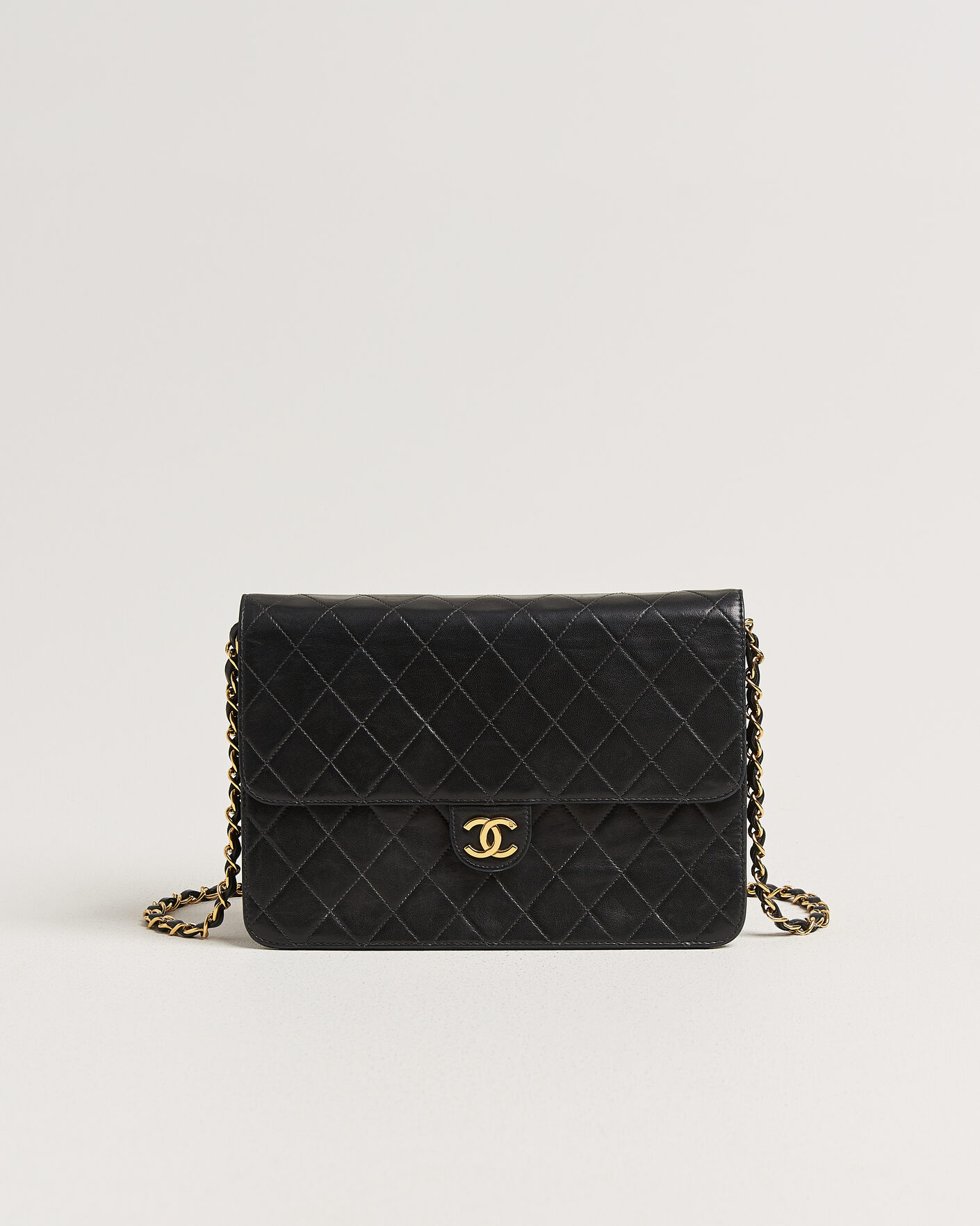 Herre | Pre-Owned & Vintage Bags | Chanel Pre-Owned | Single Flap Bag Black