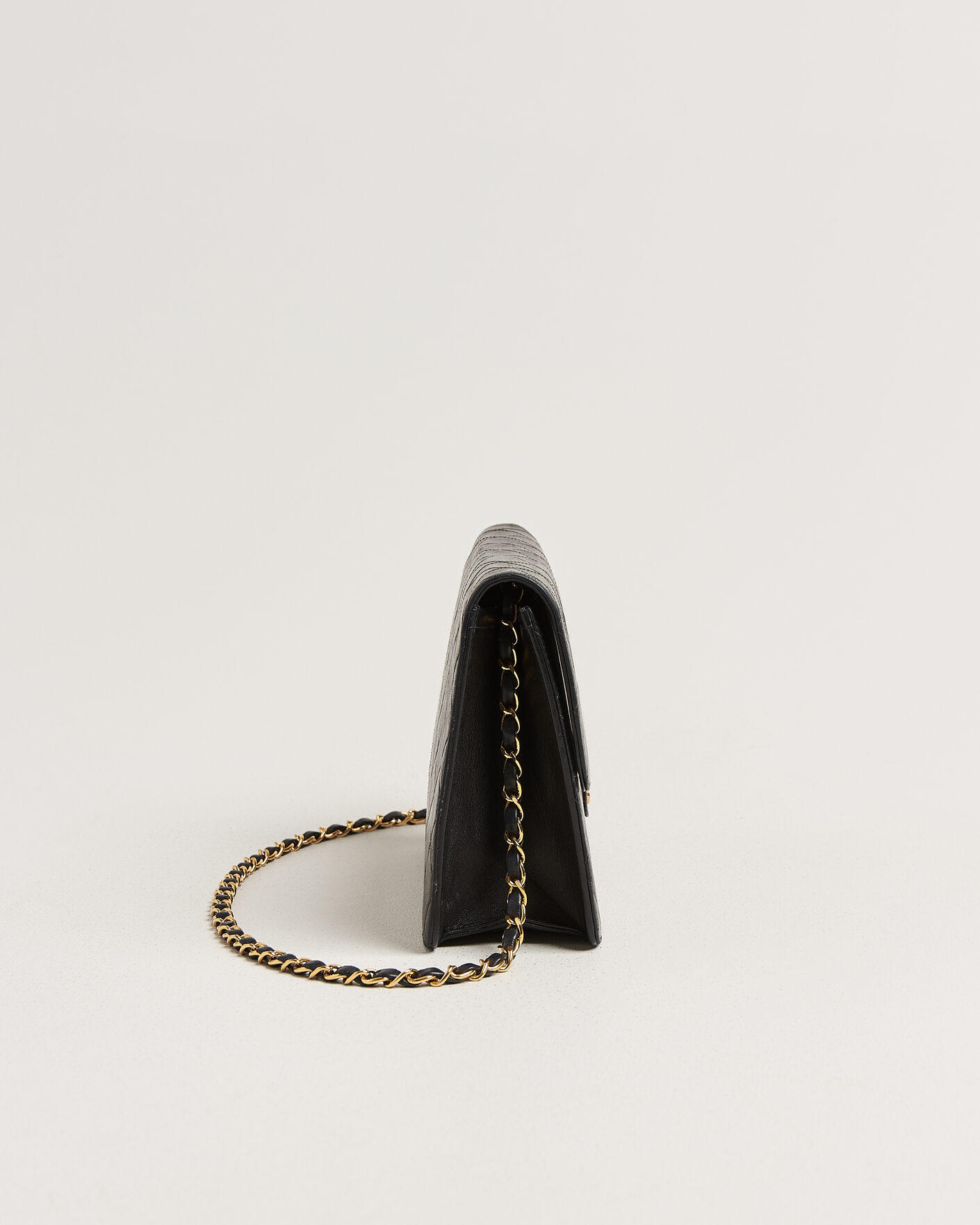 Herre | Pre-Owned & Vintage Bags | Chanel Pre-Owned | Single Flap Bag Black