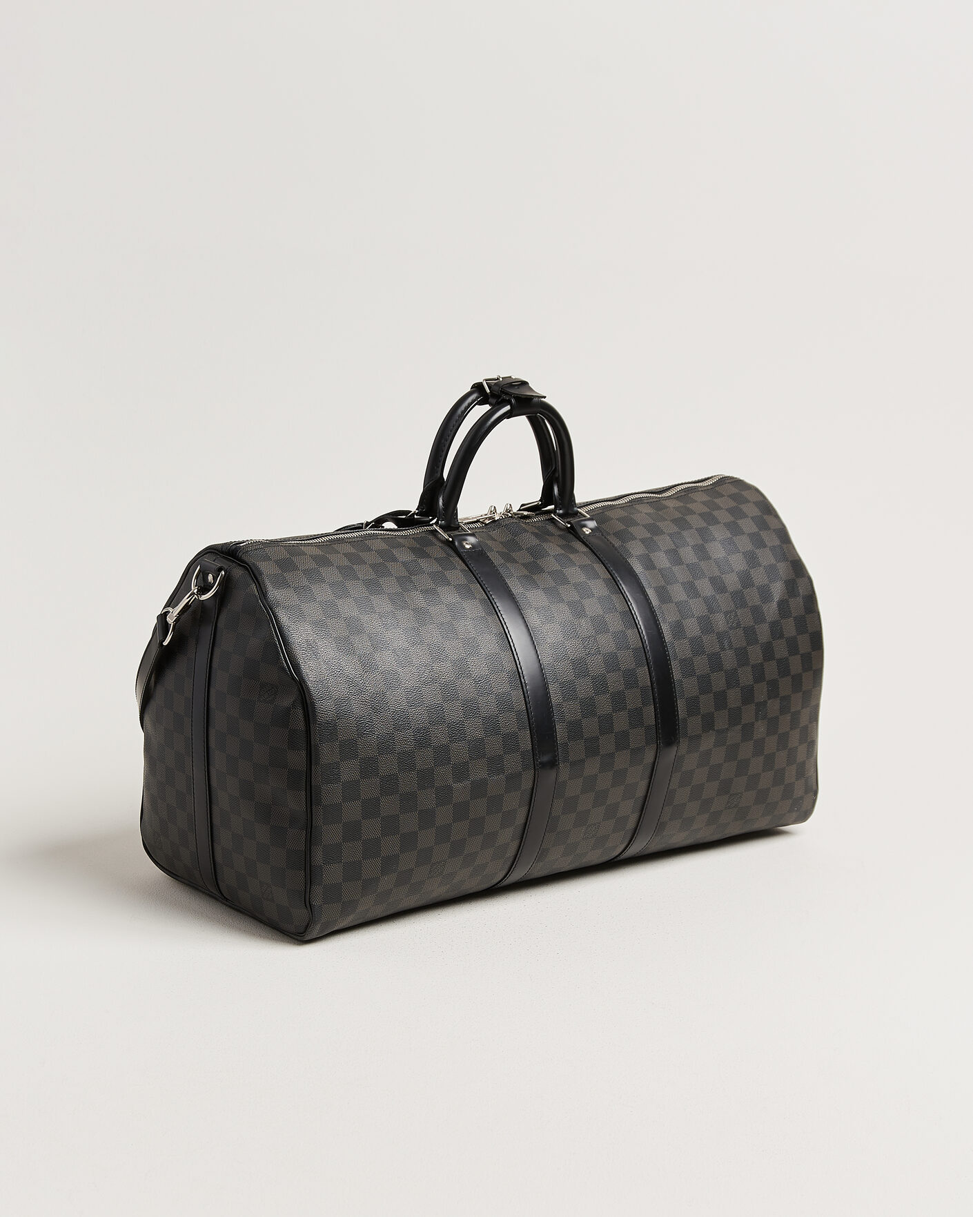 Herre | Pre-Owned & Vintage Bags | Louis Vuitton Pre-Owned | Keepall Bandouliére 55 Damier Graphite