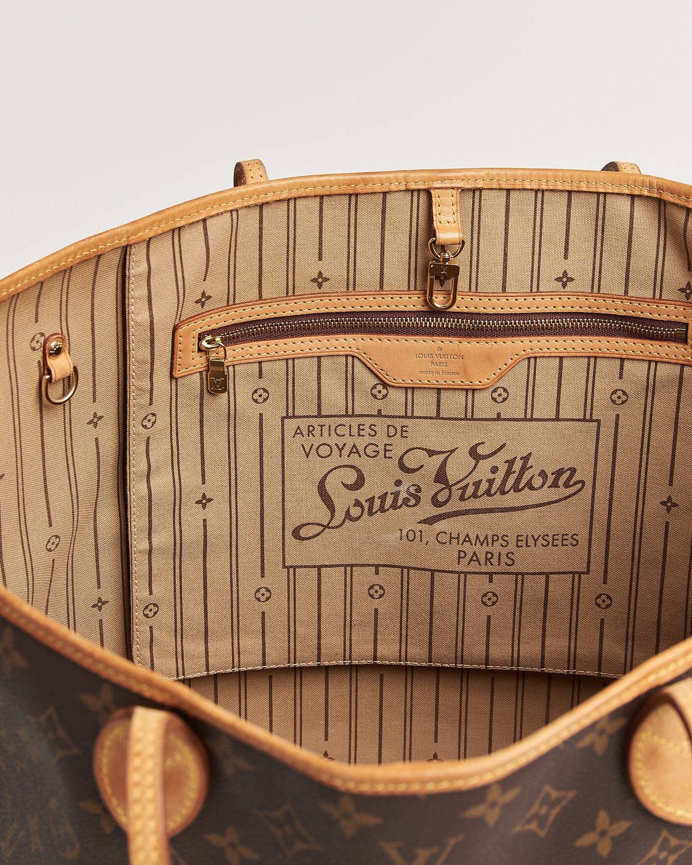 Herre | Pre-Owned & Vintage Bags | Louis Vuitton Pre-Owned | Neverfull GM Monogram