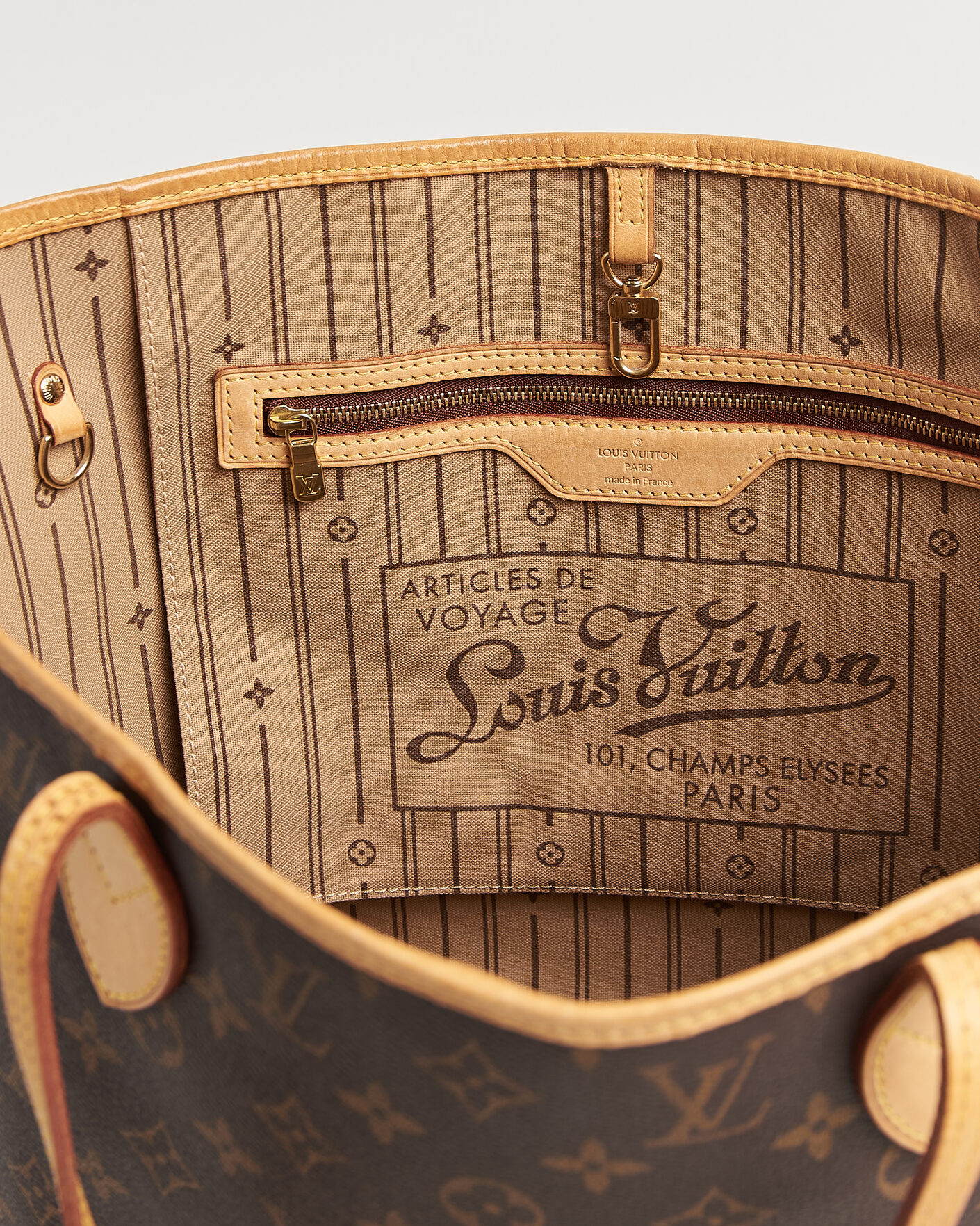 Herre | Pre-Owned & Vintage Bags | Louis Vuitton Pre-Owned | Neverfull MM Monogram