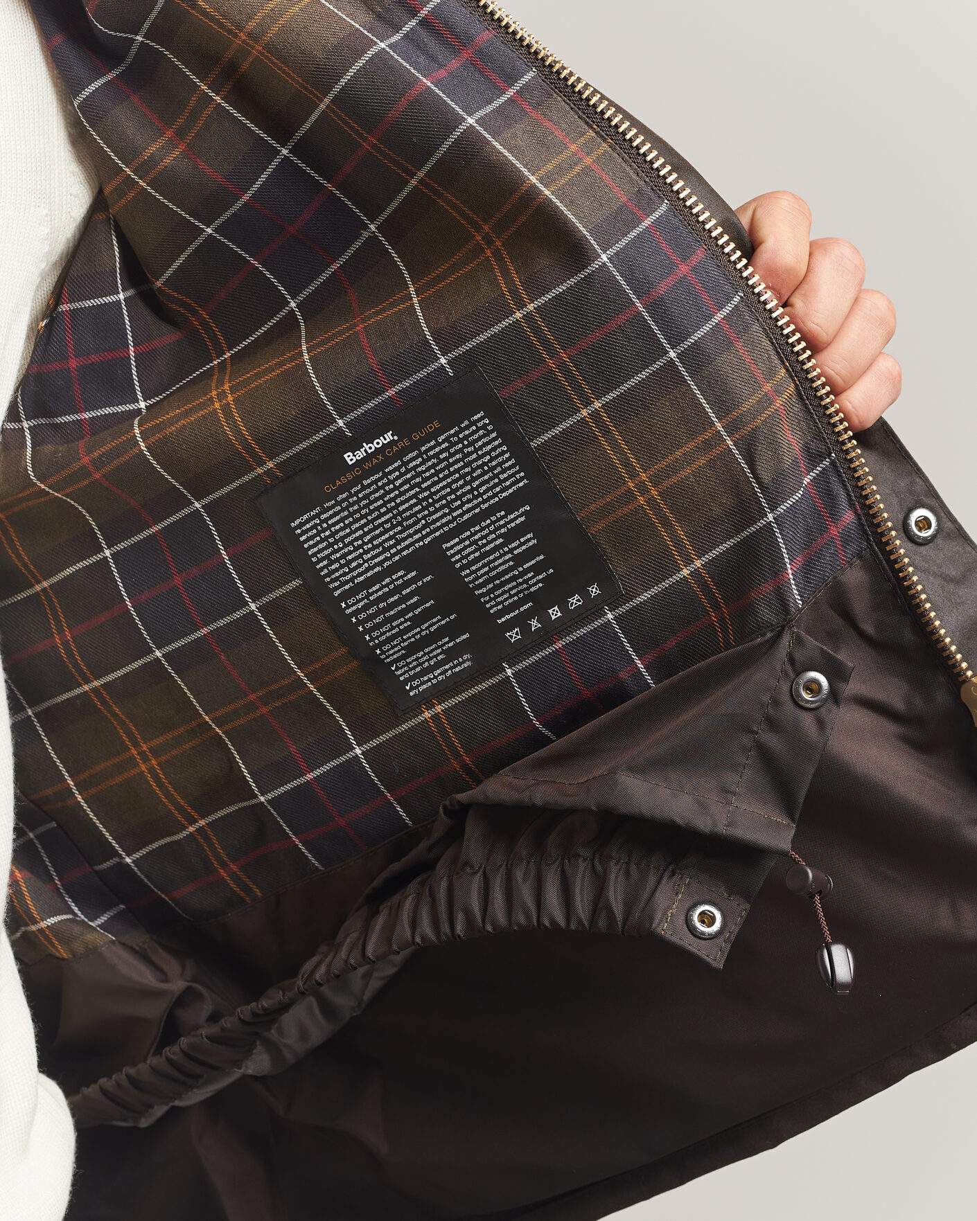 Herre | Jakker | Barbour Heritage | Four Pocket Transport Wax Jacket Dark Brown