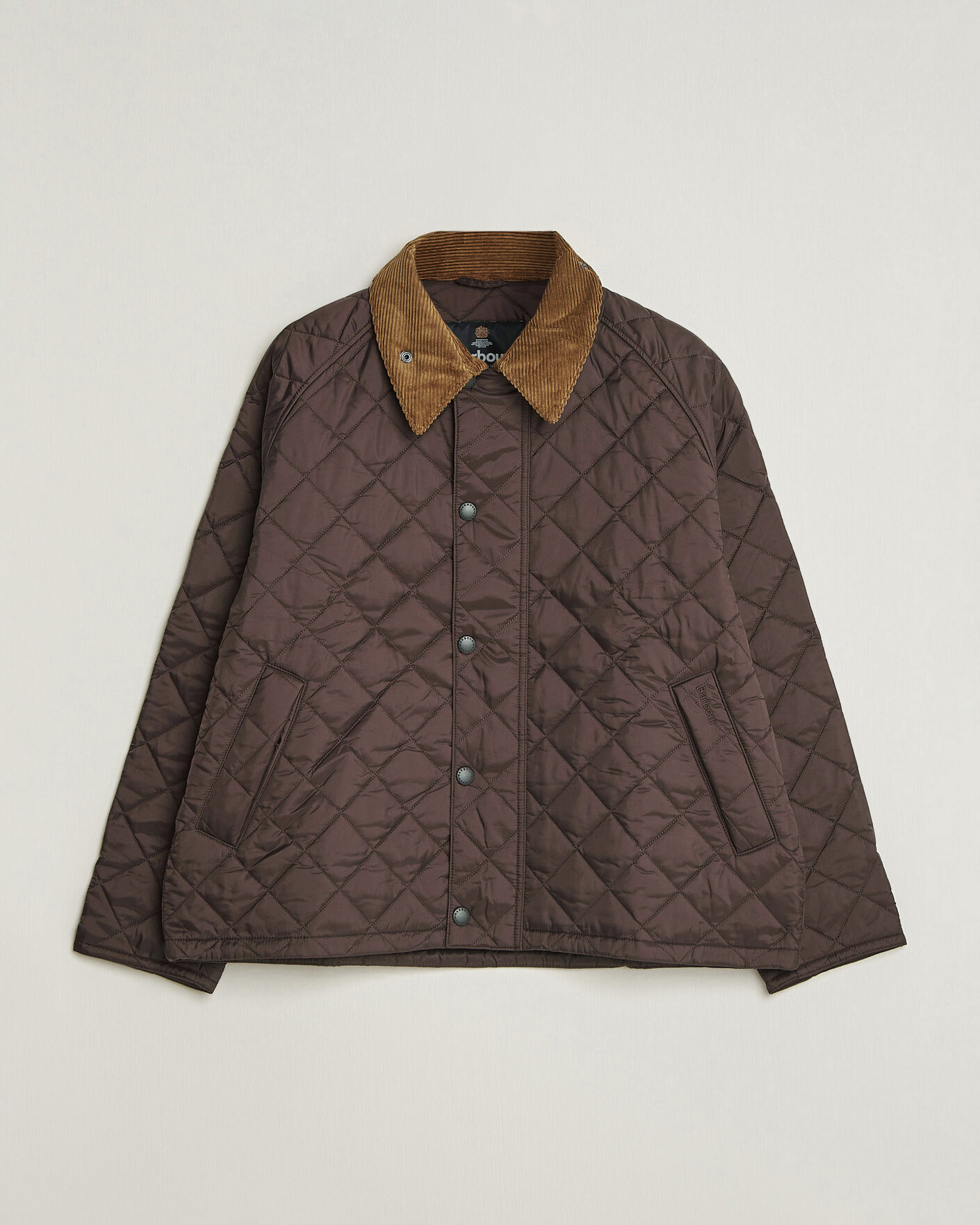 Herre | Jakker | Barbour Heritage | Oversize Transport Quilted Jacket Dark Brown