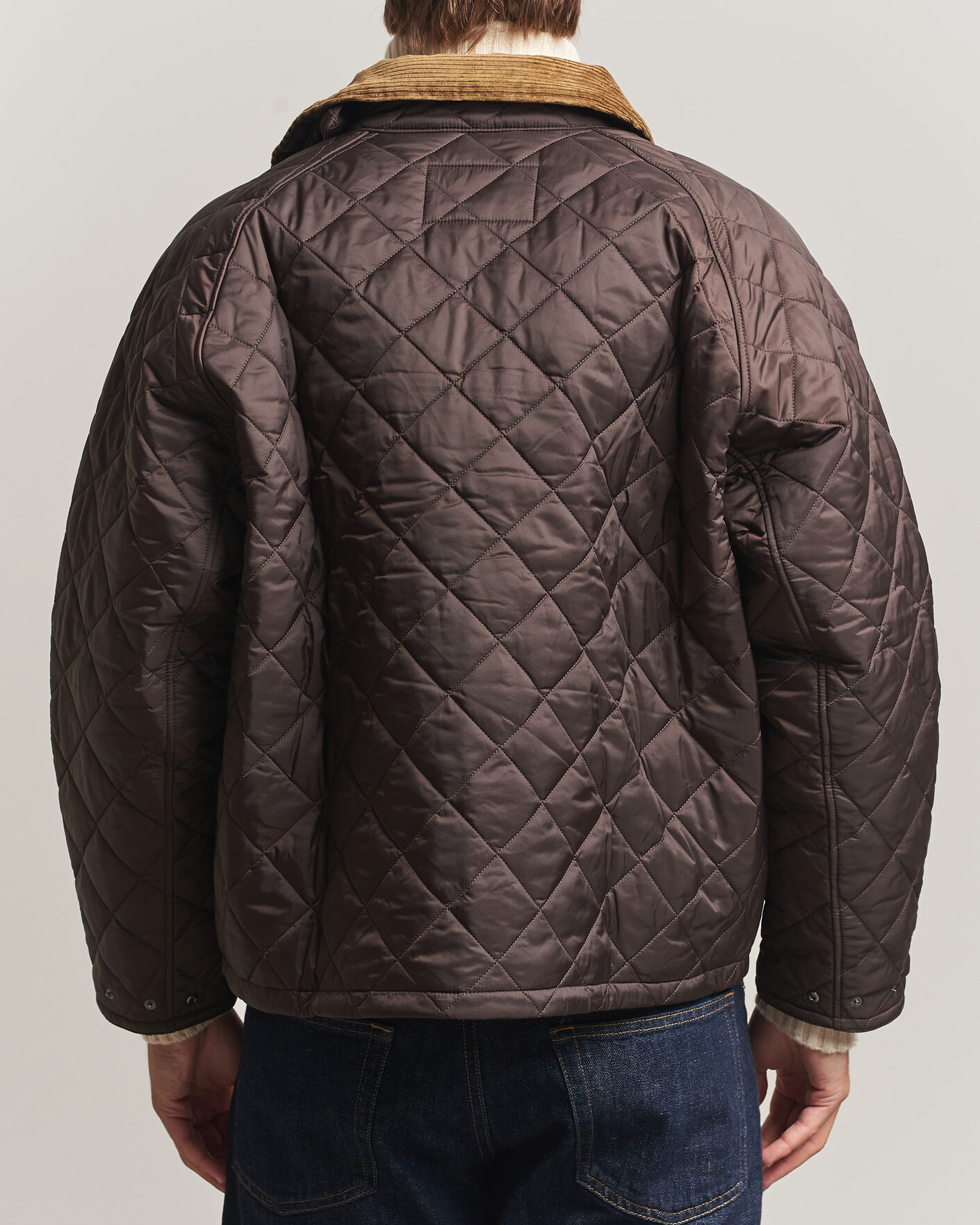 Herre | Jakker | Barbour Heritage | Oversize Transport Quilted Jacket Dark Brown