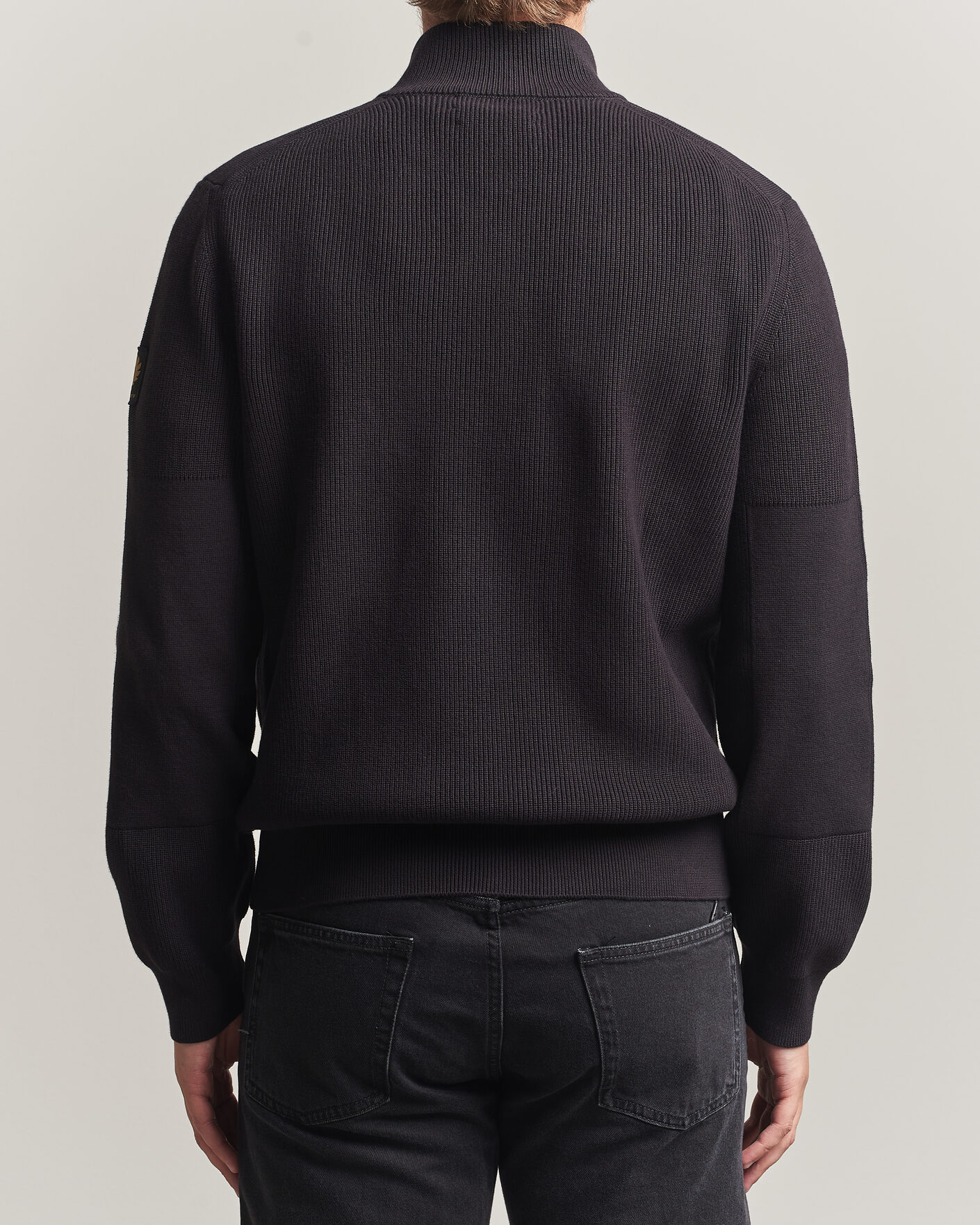 Herre | Gensere | Belstaff | Commander Knitted Full Zip Black