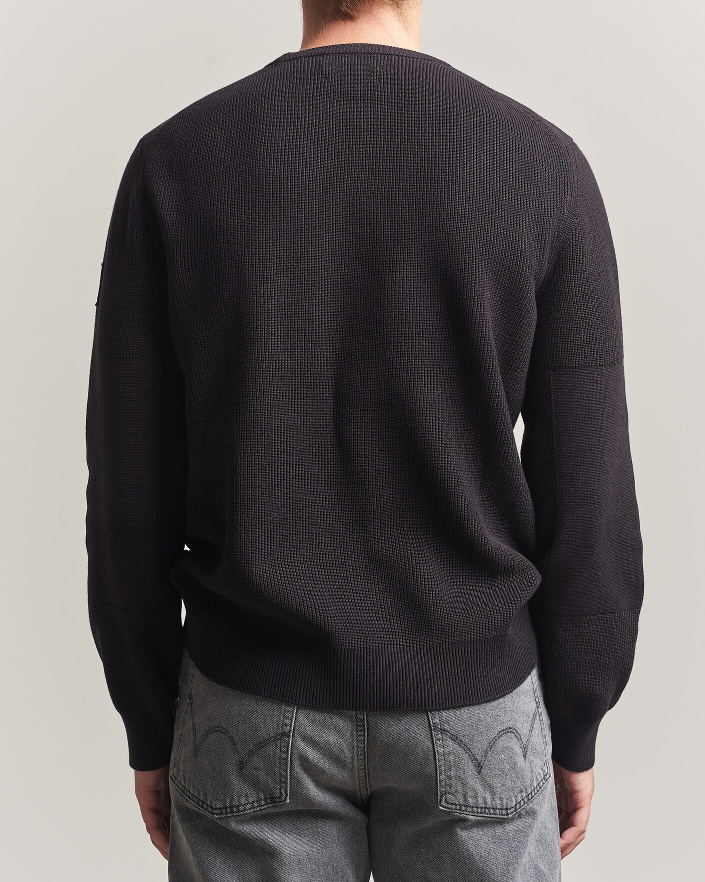 Herre | Gensere | Belstaff | Commander Knitted Crew Neck Black
