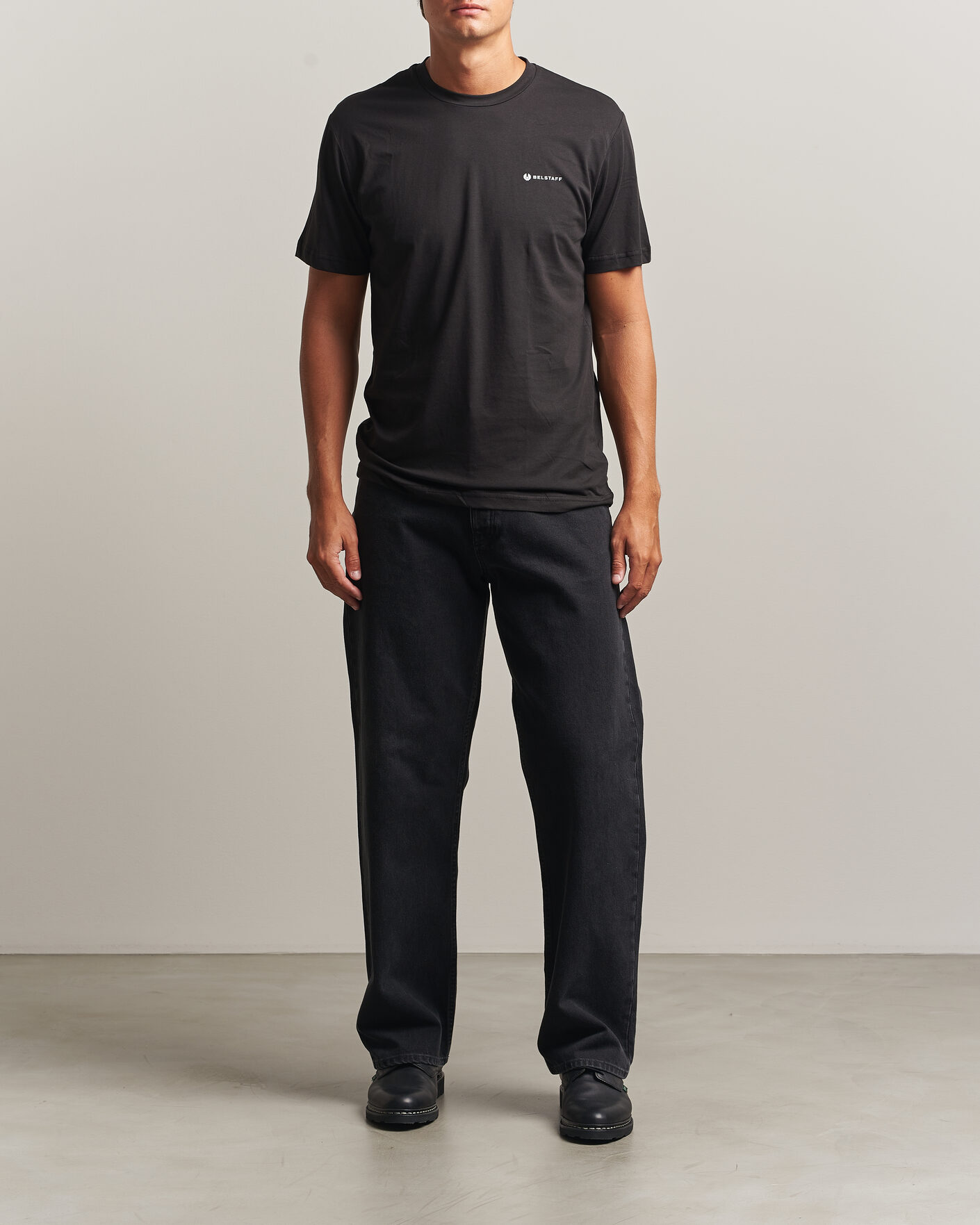 Herre | T-Shirts | Belstaff | 3-Pack Crew Neck T-Shirt Black