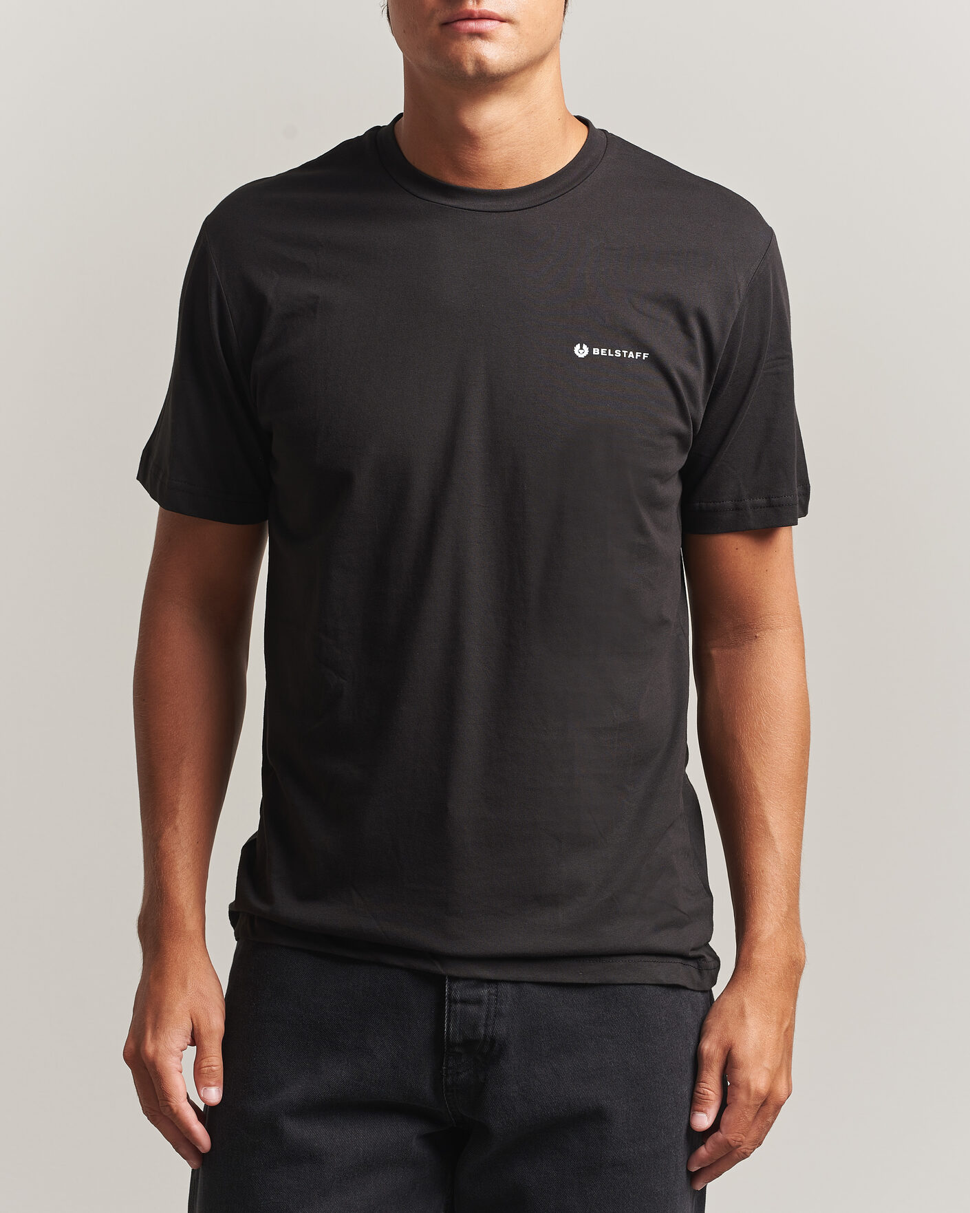 Herre | T-Shirts | Belstaff | 3-Pack Crew Neck T-Shirt Black