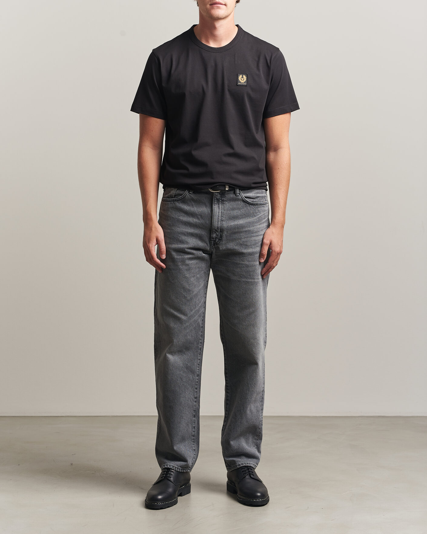 Herre | T-Shirts | Belstaff | Signature Crew Neck T-Shirt Black
