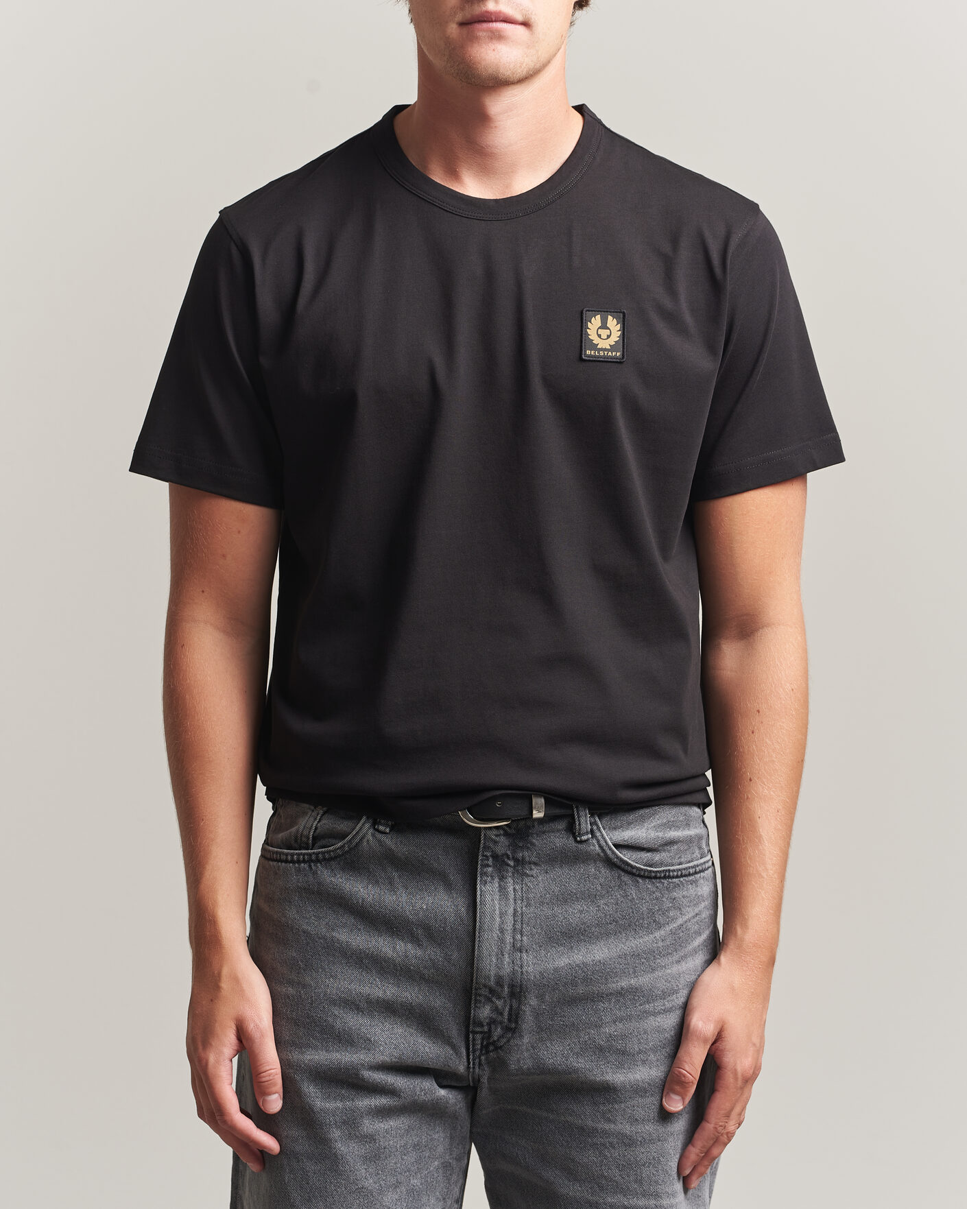 Herre | T-Shirts | Belstaff | Signature Crew Neck T-Shirt Black