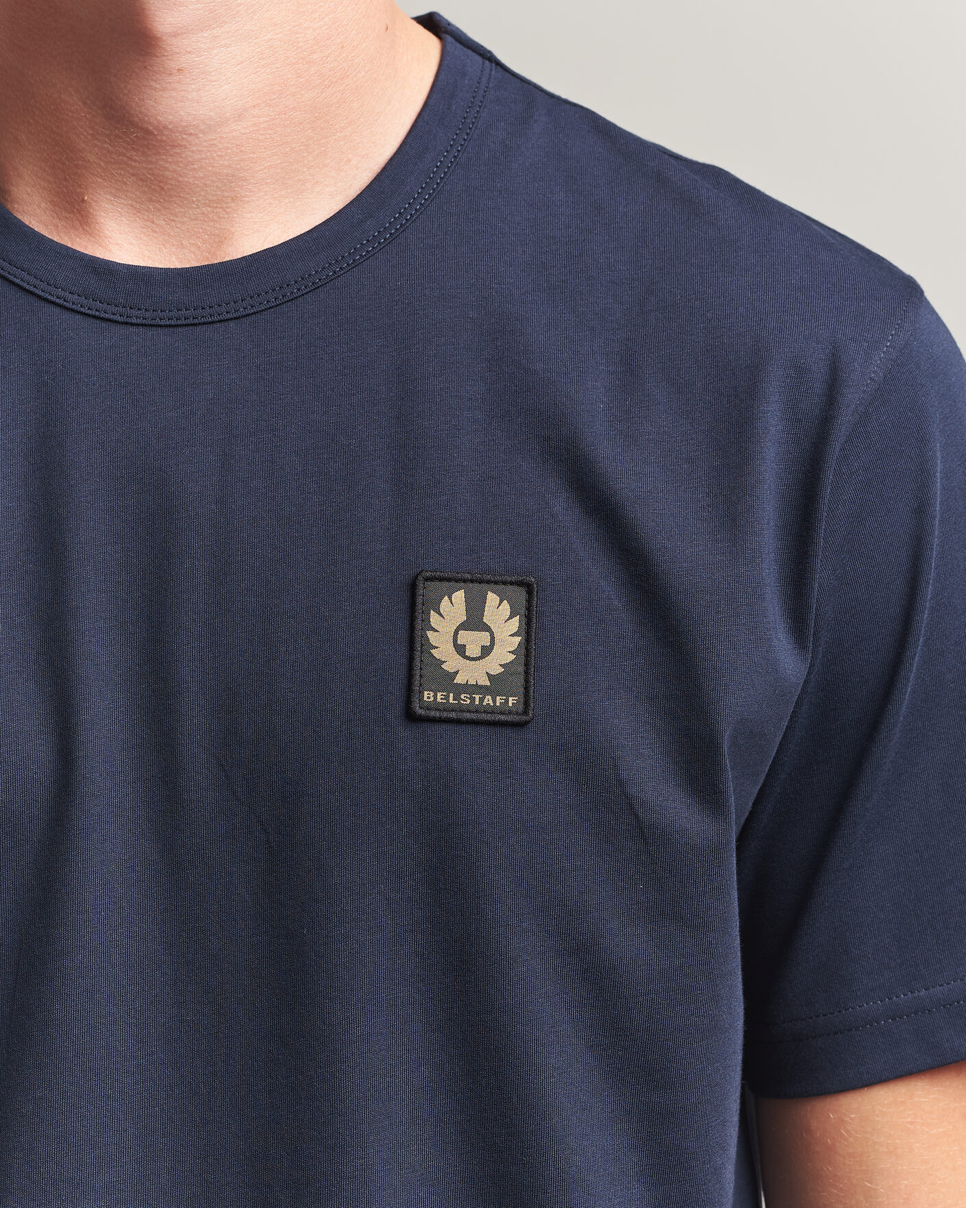 Herre | T-Shirts | Belstaff | Signature Crew Neck T-Shirt Dark Ink