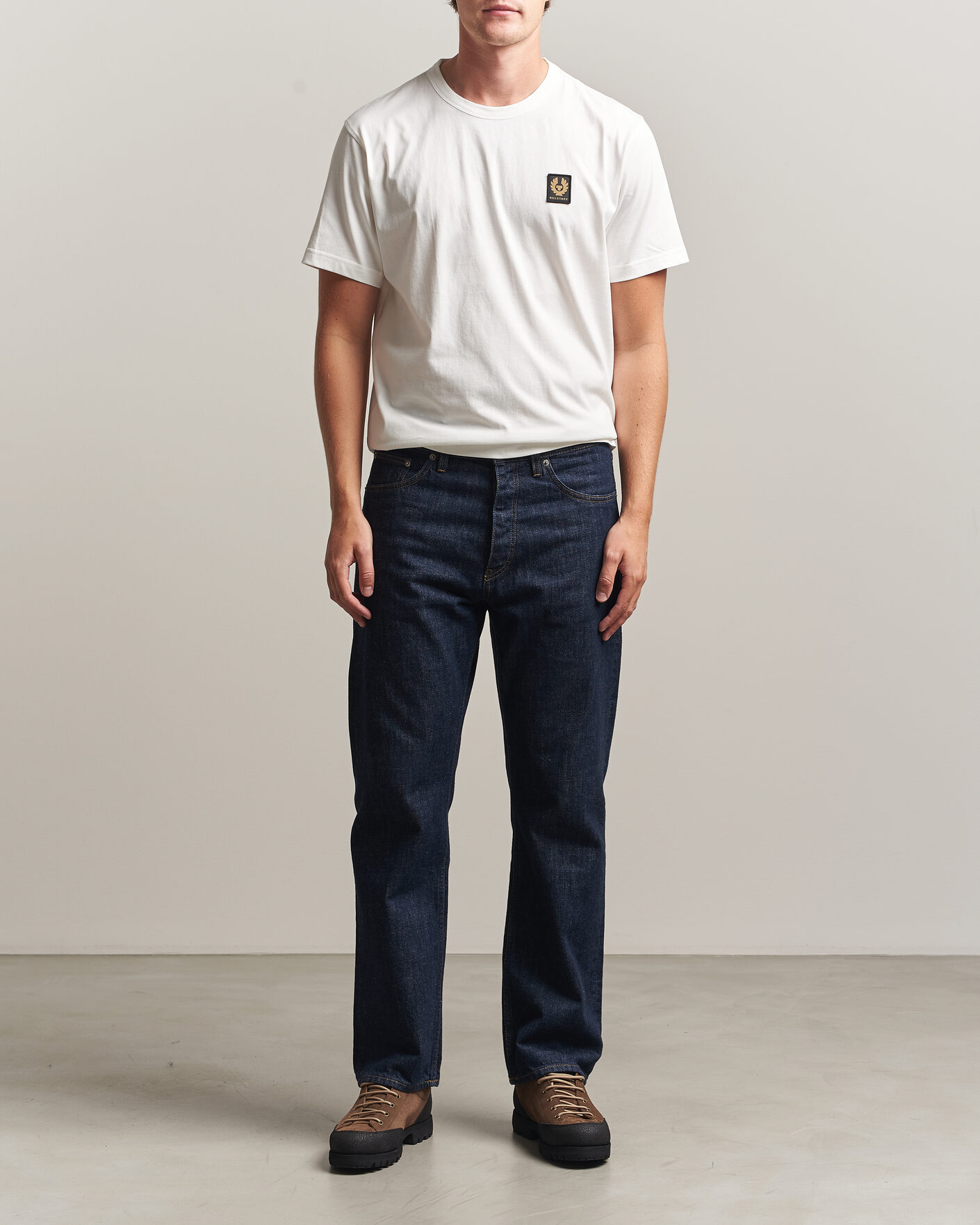 Herre | T-Shirts | Belstaff | Signature Crew Neck T-Shirt White