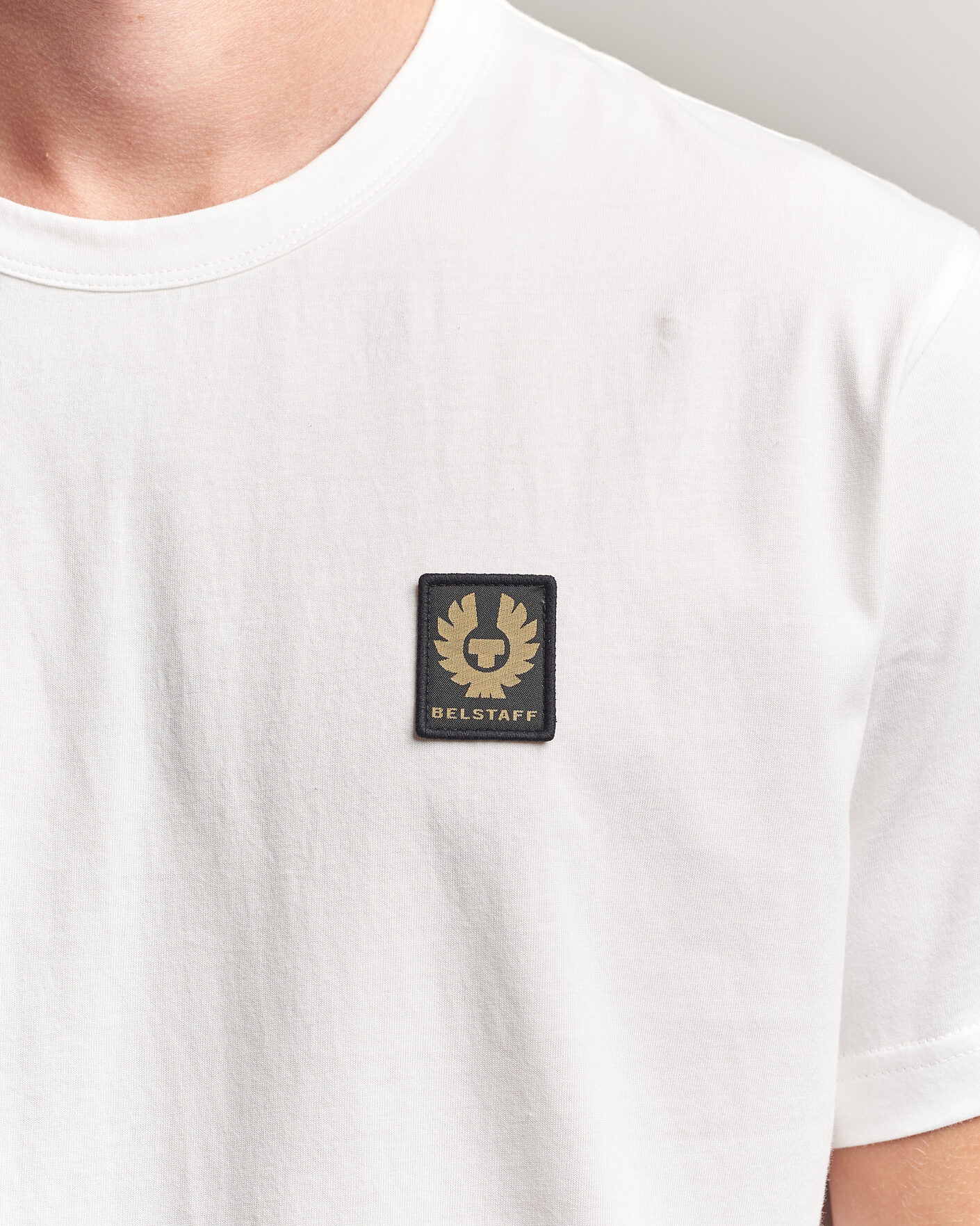 Herre | T-Shirts | Belstaff | Signature Crew Neck T-Shirt White