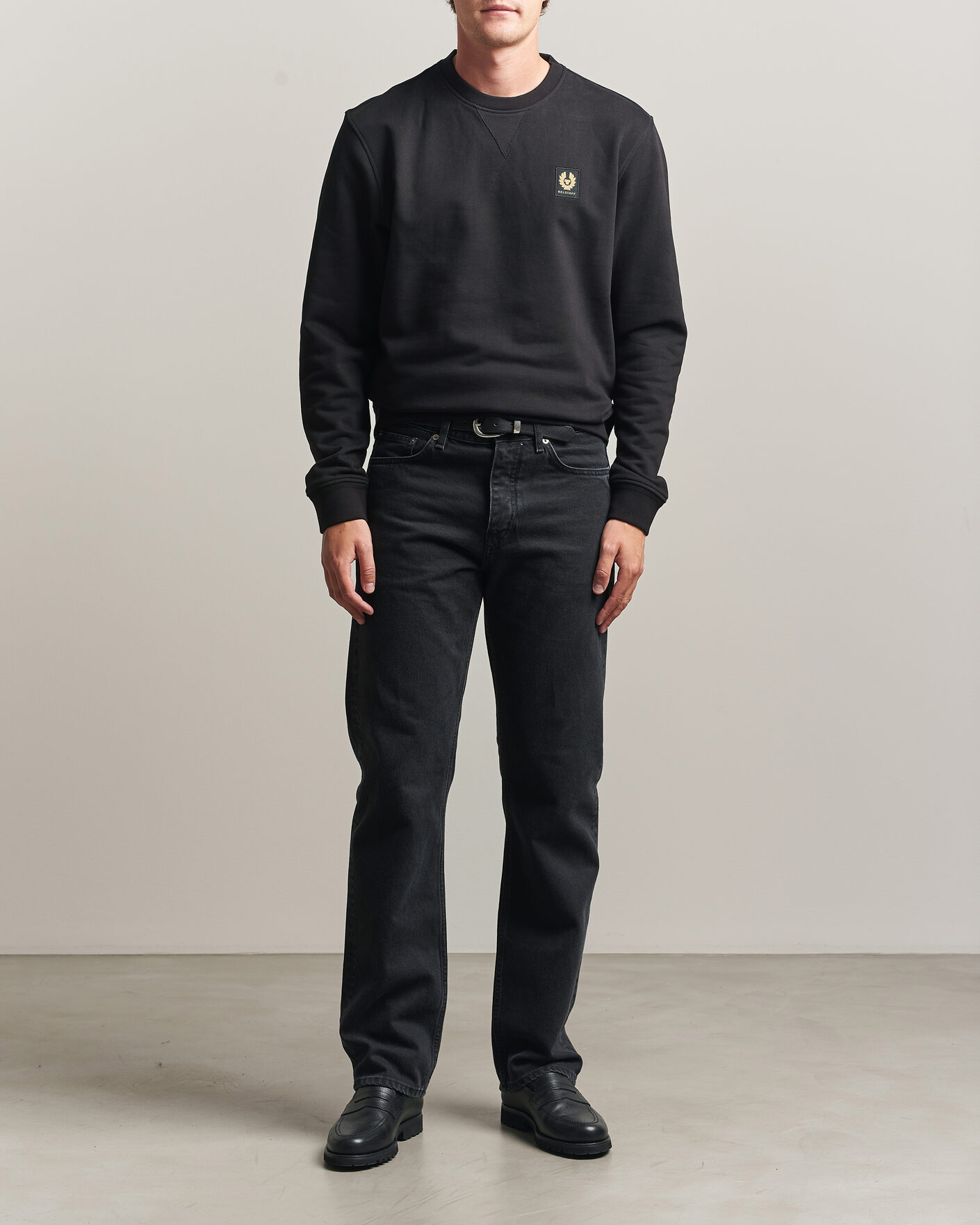 Herre | Gensere | Belstaff | Signature Crew Neck Sweatshirt Black