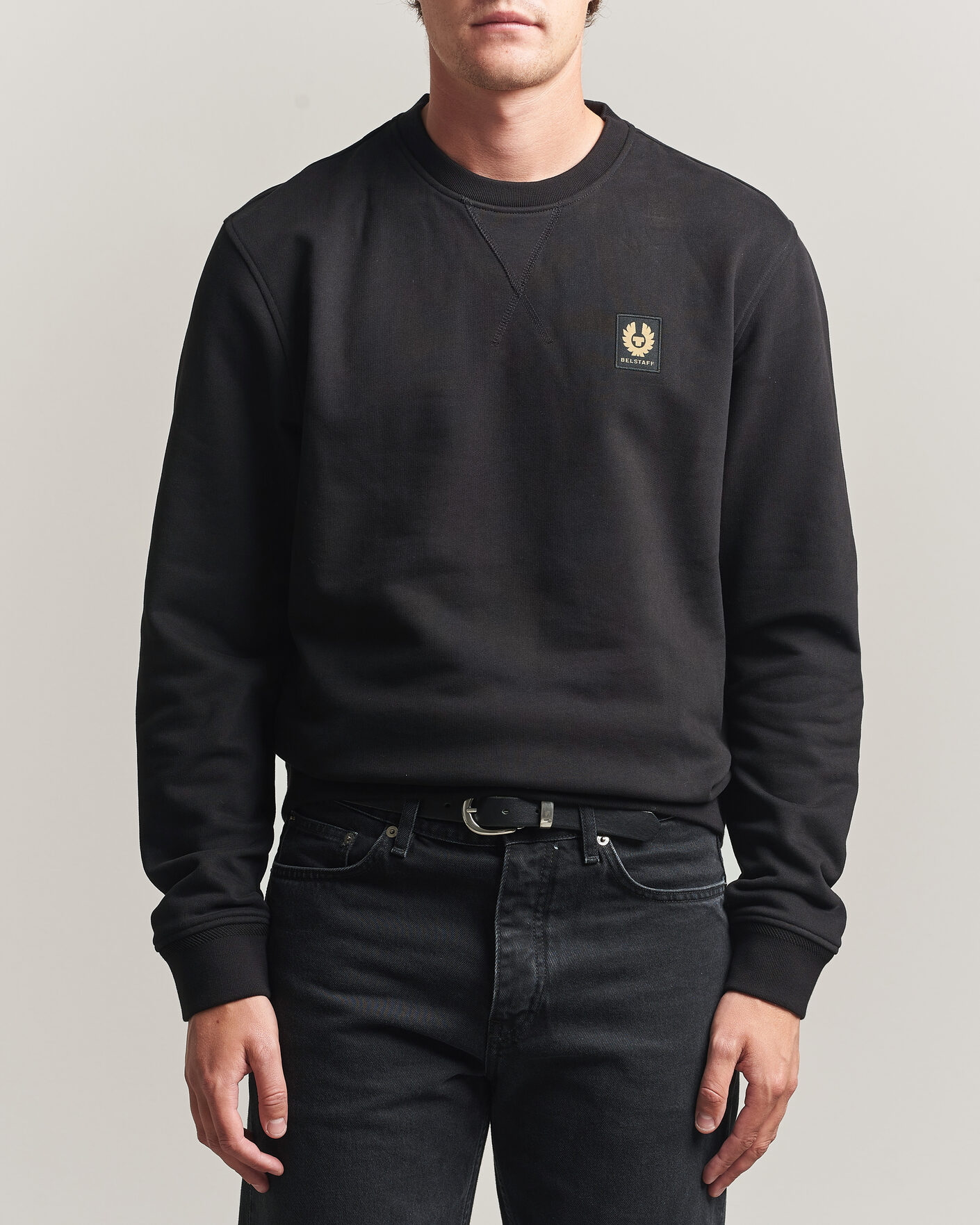 Herre | Gensere | Belstaff | Signature Crew Neck Sweatshirt Black