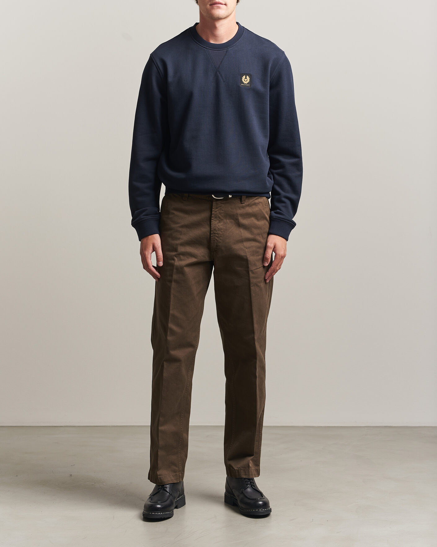 Herre | Gensere | Belstaff | Signature Crew Neck Sweatshirt Dark Ink