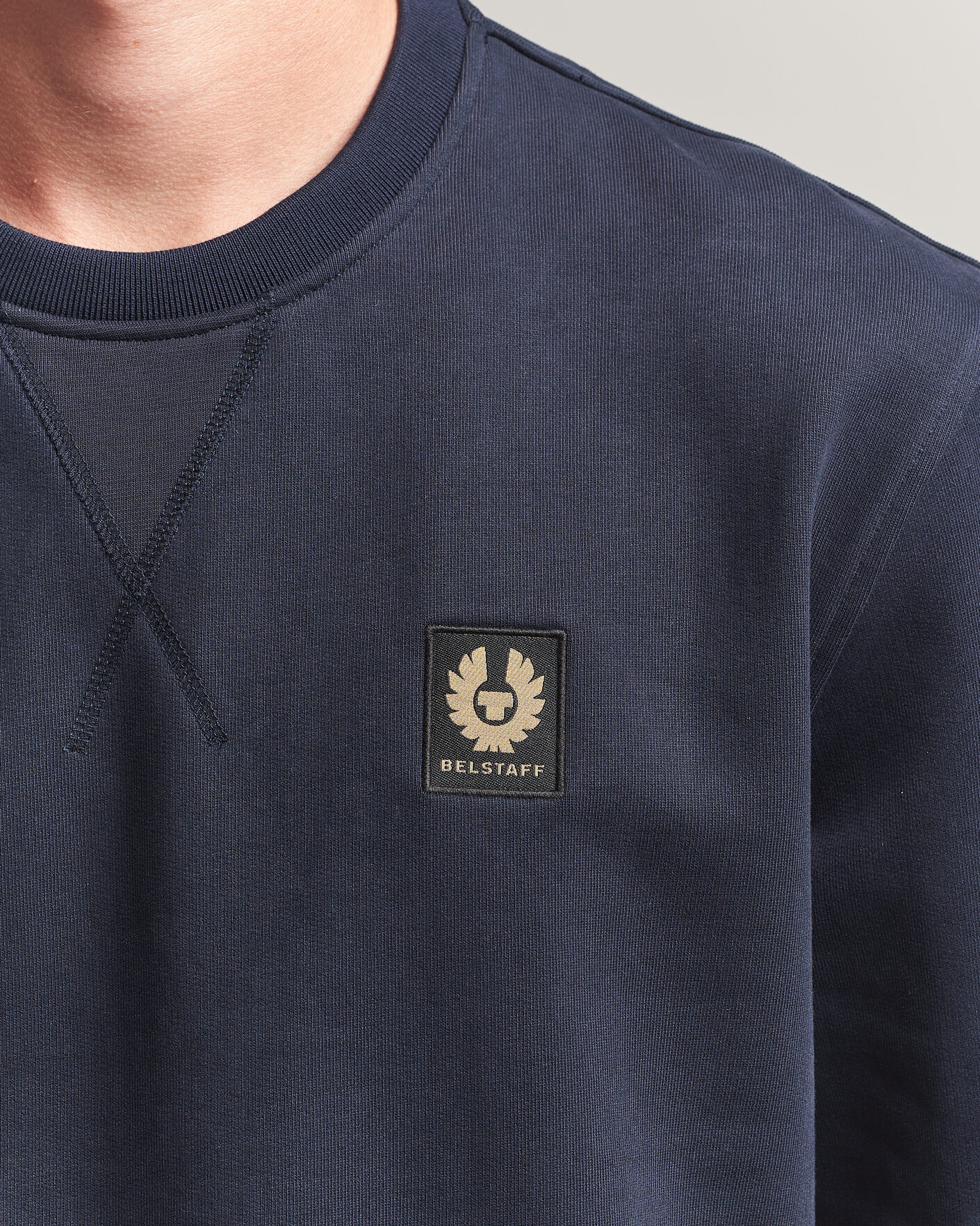 Herre | Gensere | Belstaff | Signature Crew Neck Sweatshirt Dark Ink