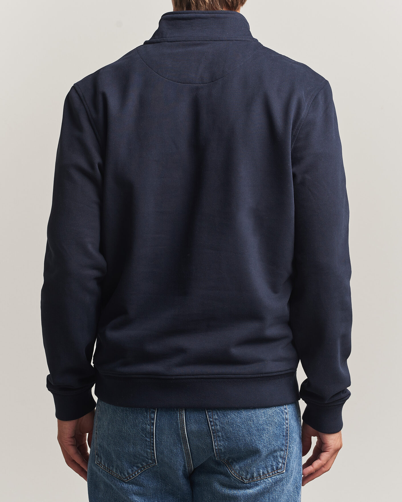 Herre | Gensere | Belstaff | Signature Half Zip Sweatshirt Dark Ink