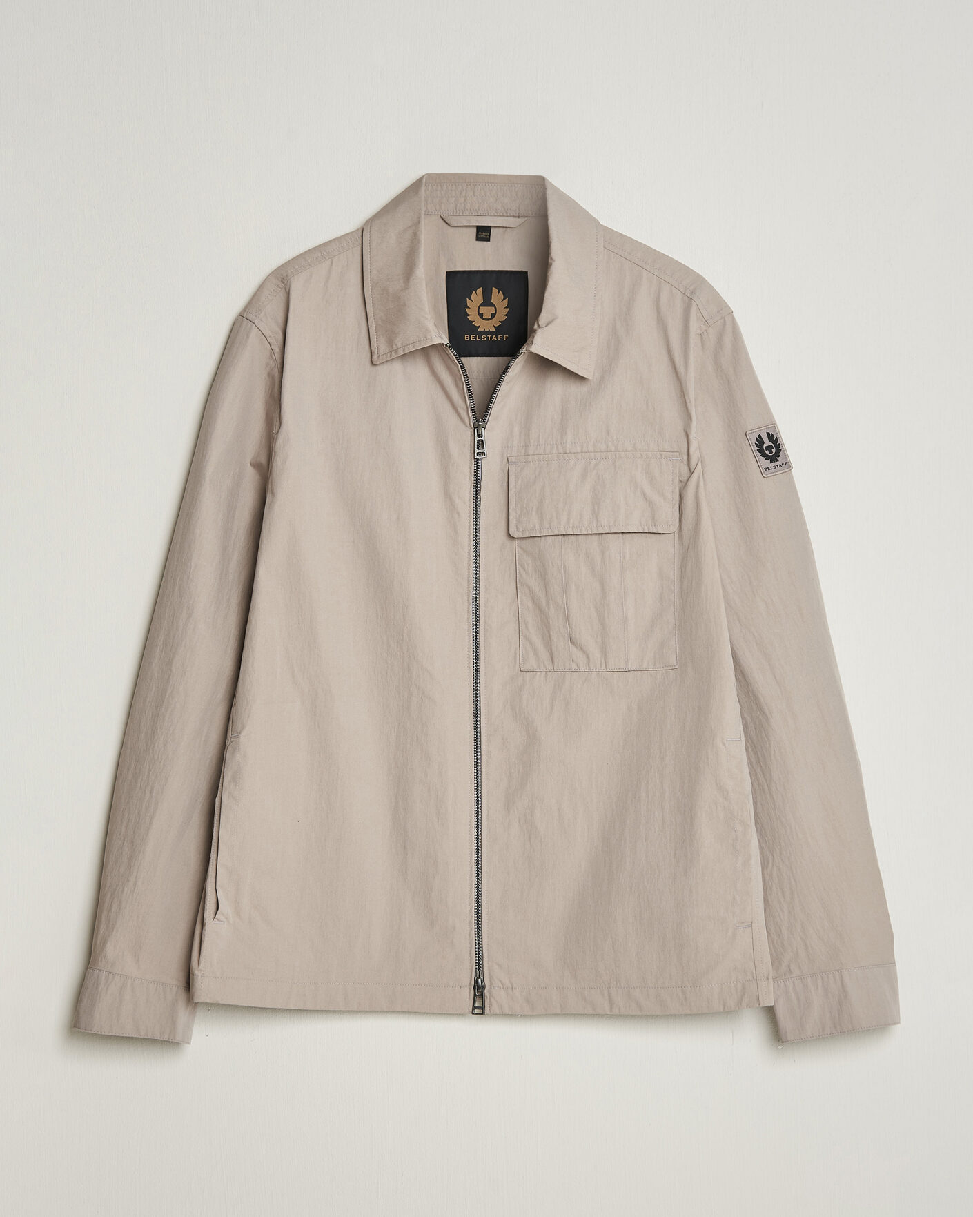 Herre | Skjorter | Belstaff | Cargo Overshirt Concrete