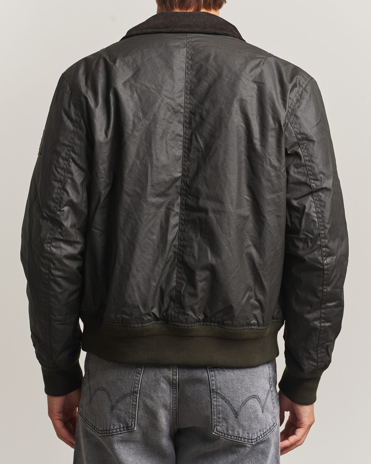 Herre | Jakker | Belstaff | Mount Wax Bomber Jacket Faded Olive