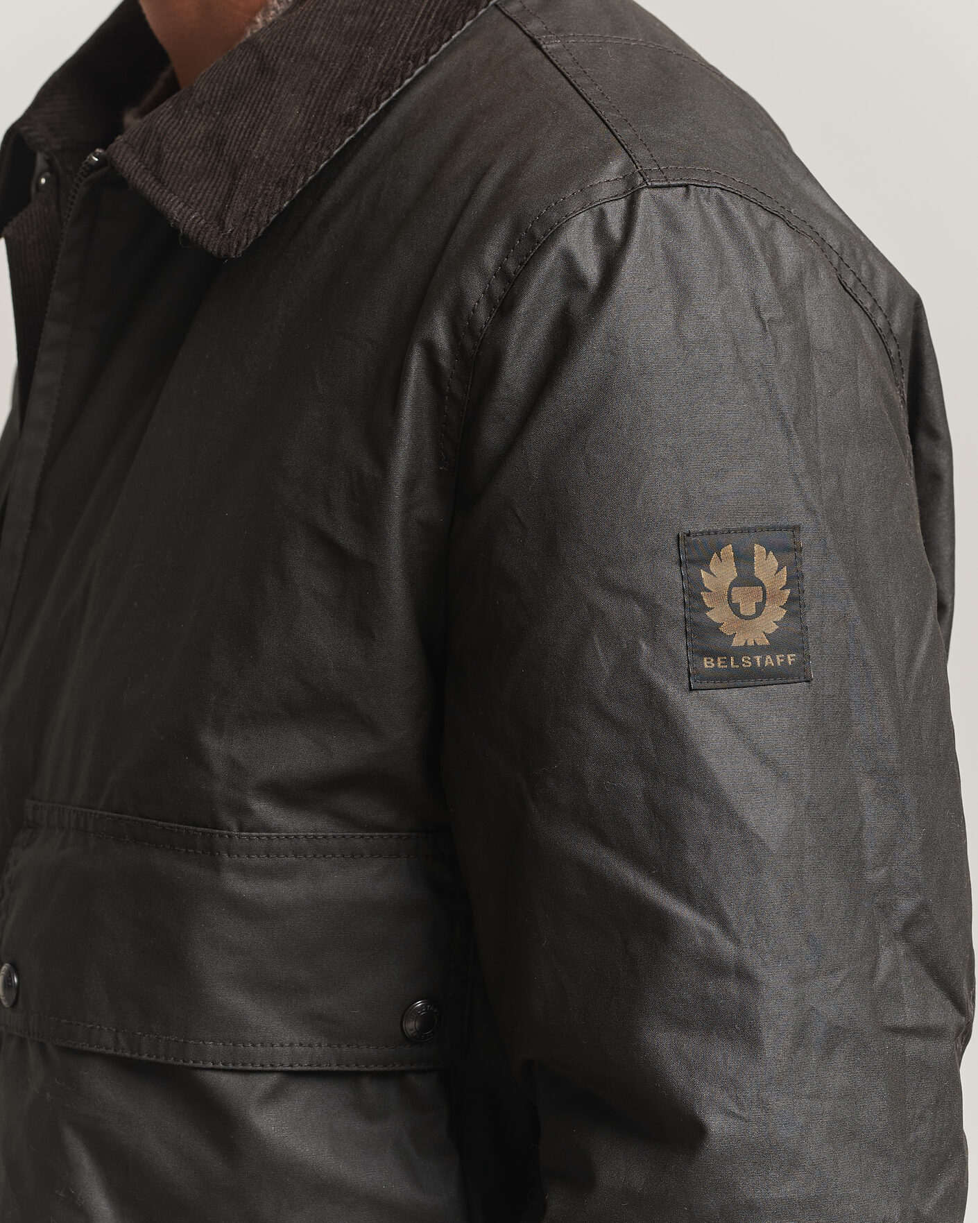 Herre | Jakker | Belstaff | Mount Wax Bomber Jacket Faded Olive