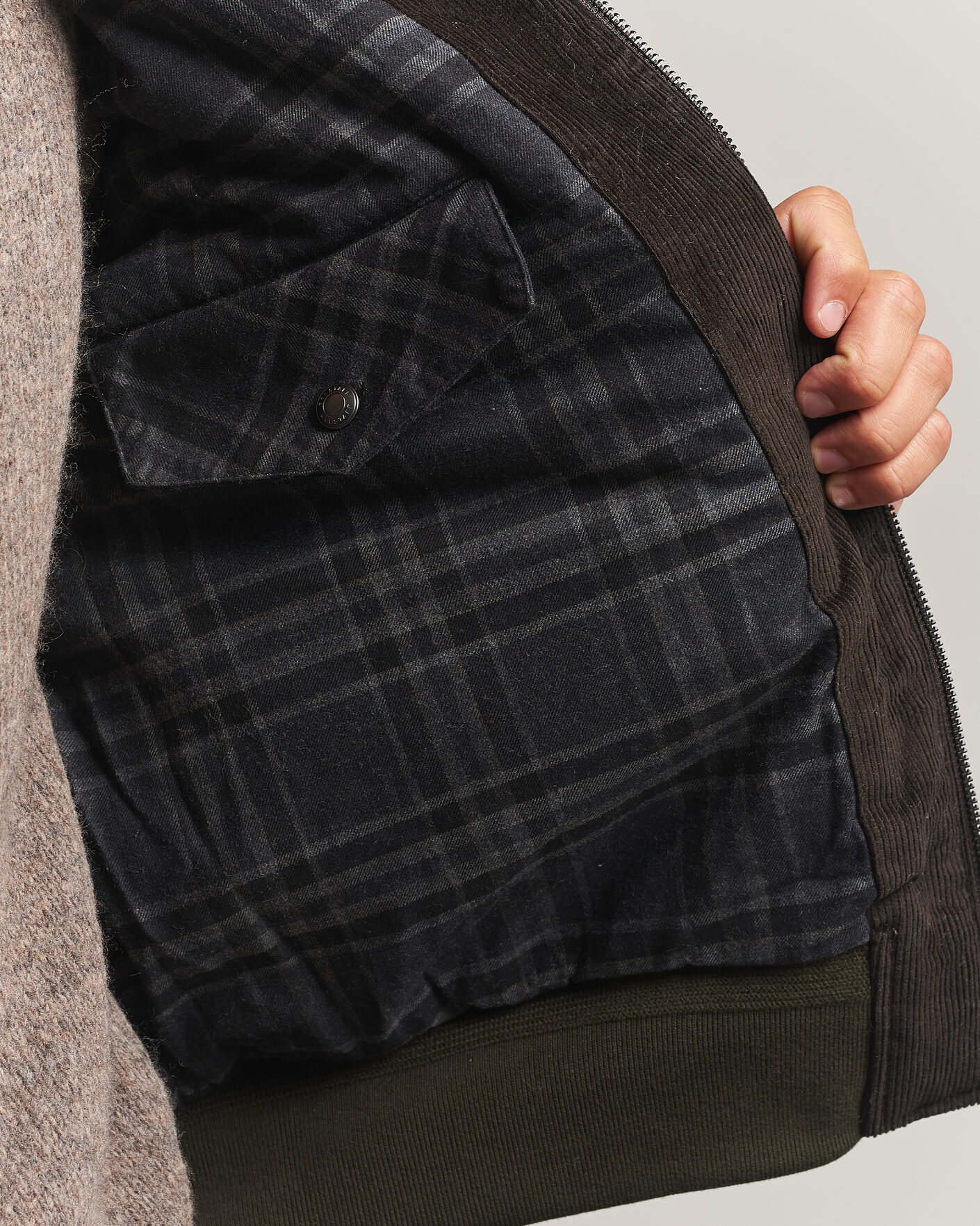 Herre | Jakker | Belstaff | Mount Wax Bomber Jacket Faded Olive