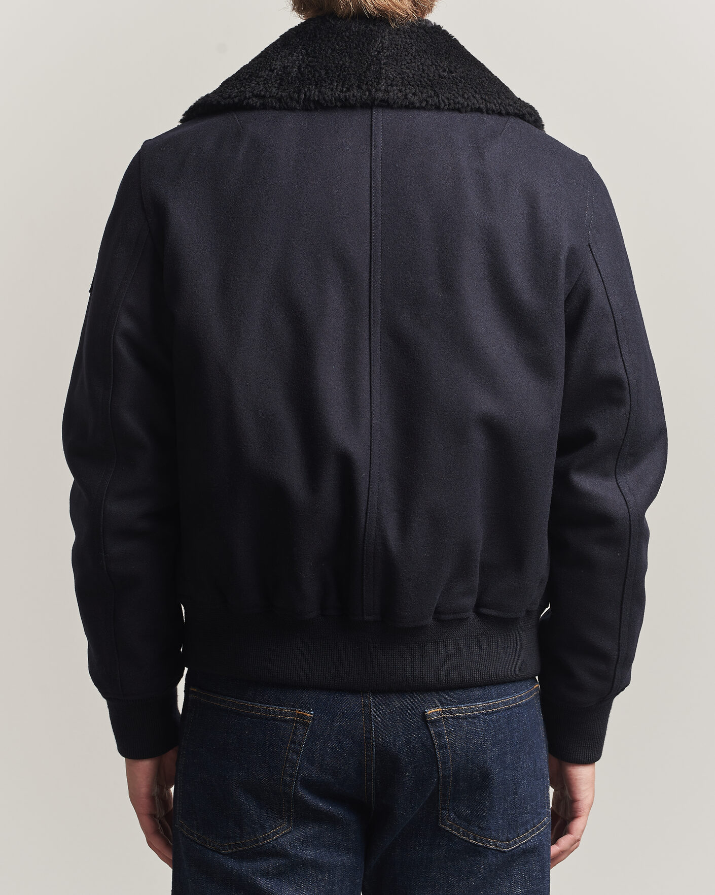 Herre | Jakker | Belstaff | Welder Wool Bomber Jacket Dark Ink