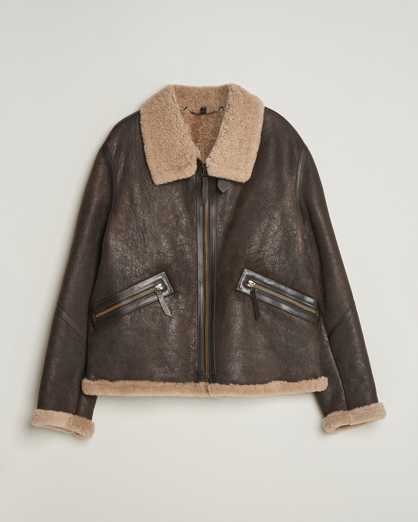 Herre | Jakker | Belstaff | Winterbrook Shearling Jacket Dark Brown