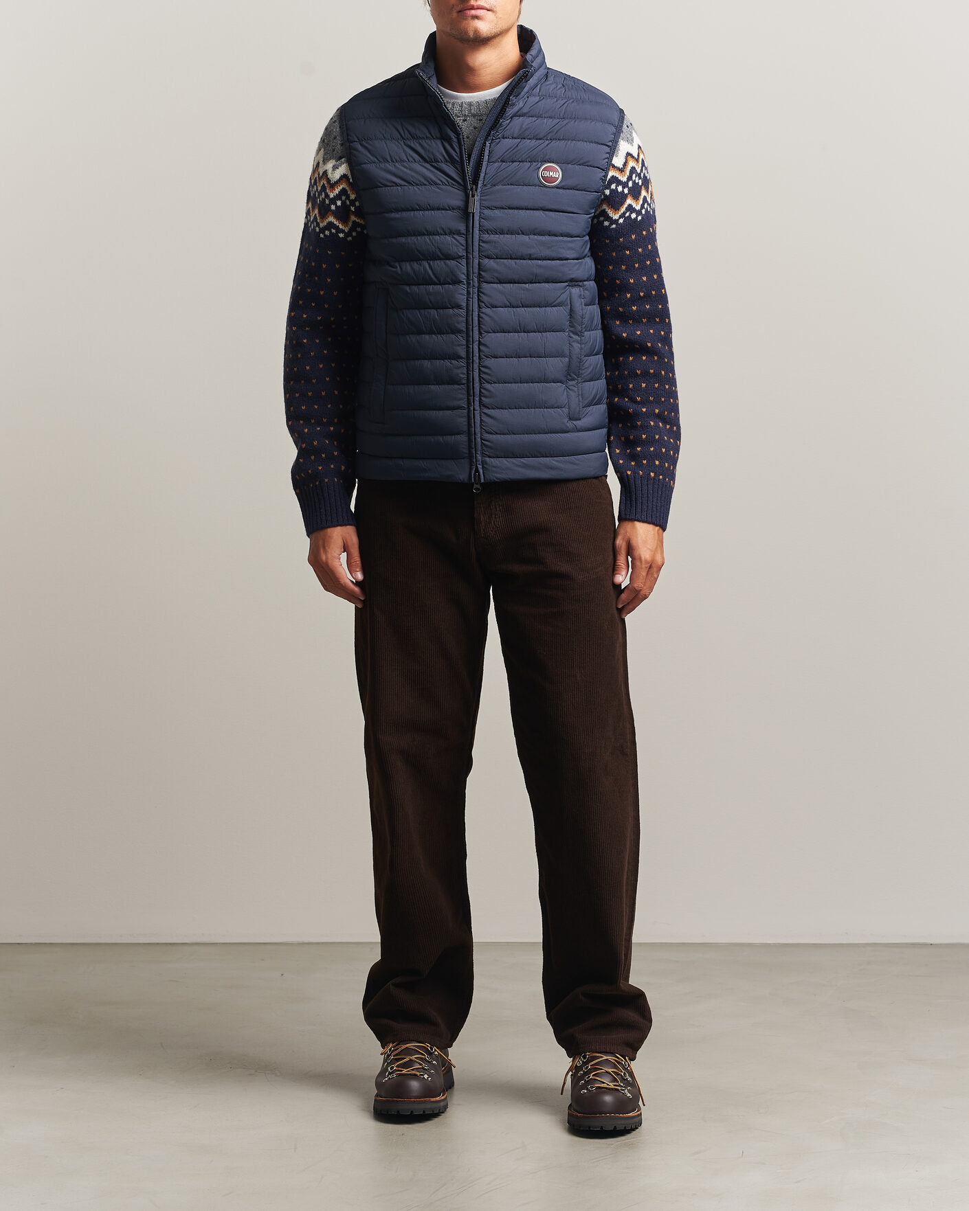 Herre | Vester | Colmar | Lightweight Down Vest Navy