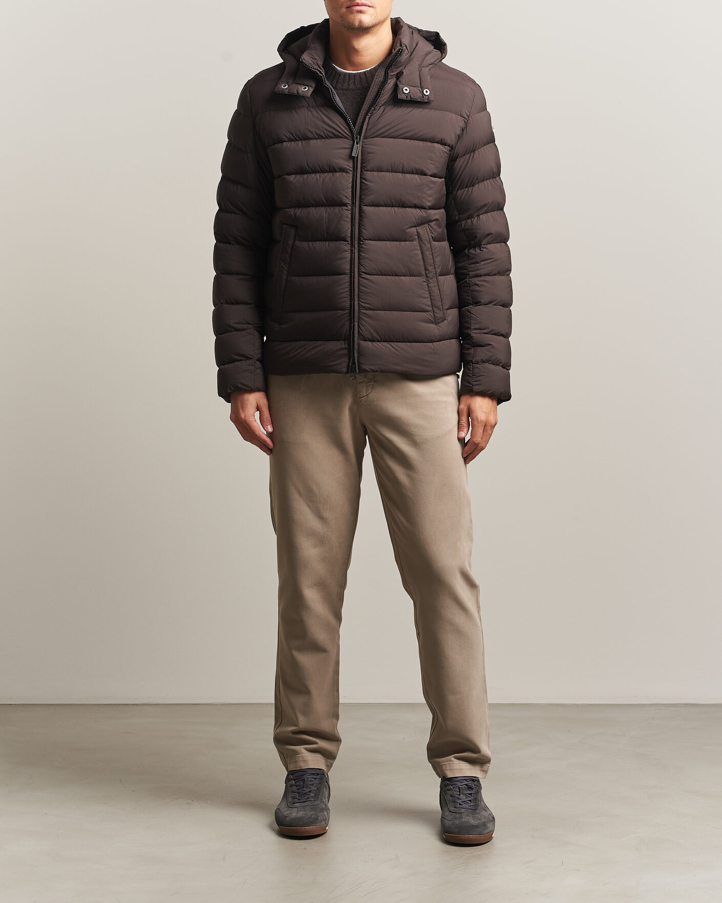 Herre | Jakker | Colmar | Quilted Down Jacket Black Coffee