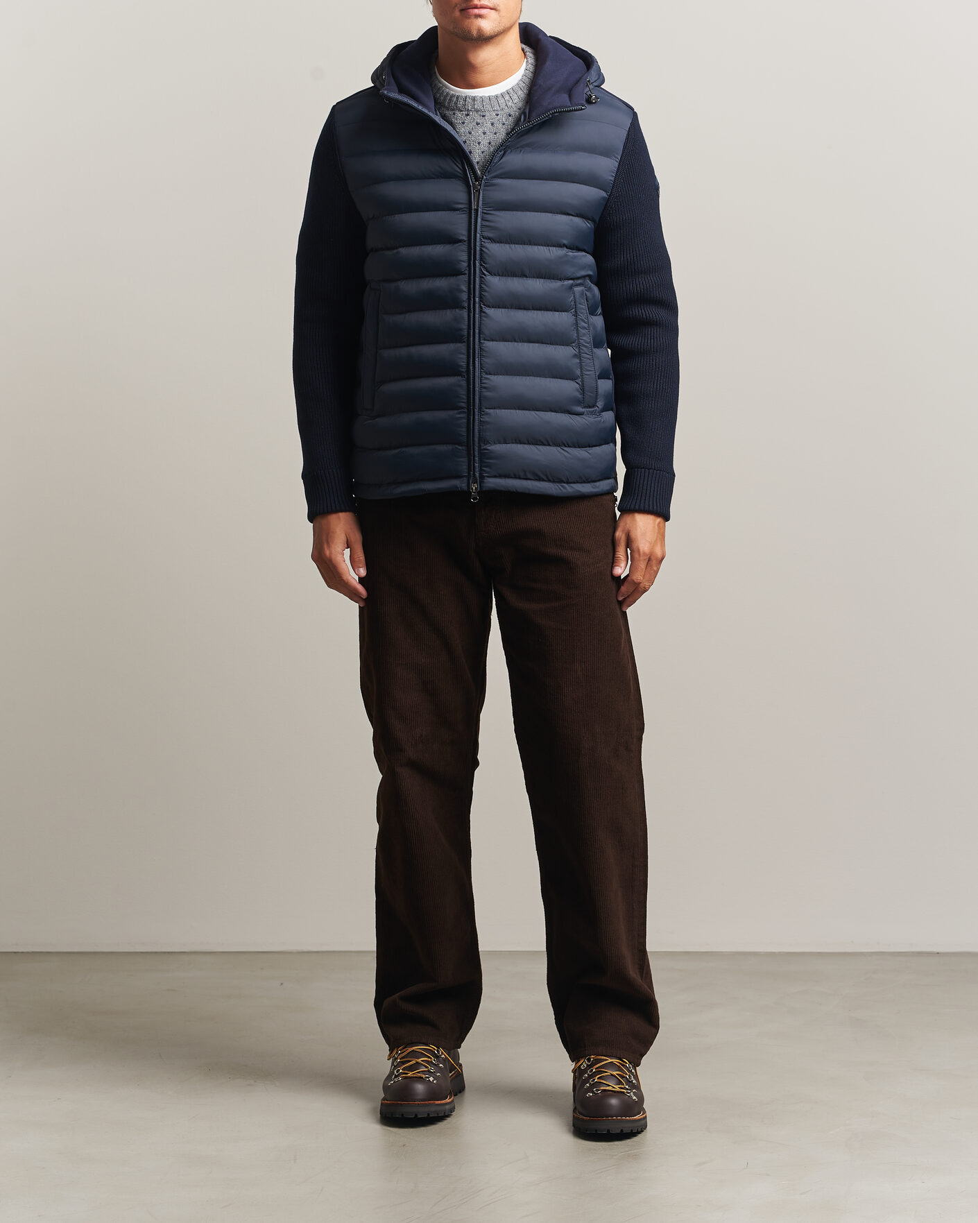 Herre | Jakker | Colmar | Hybrid Hood Jacket Navy
