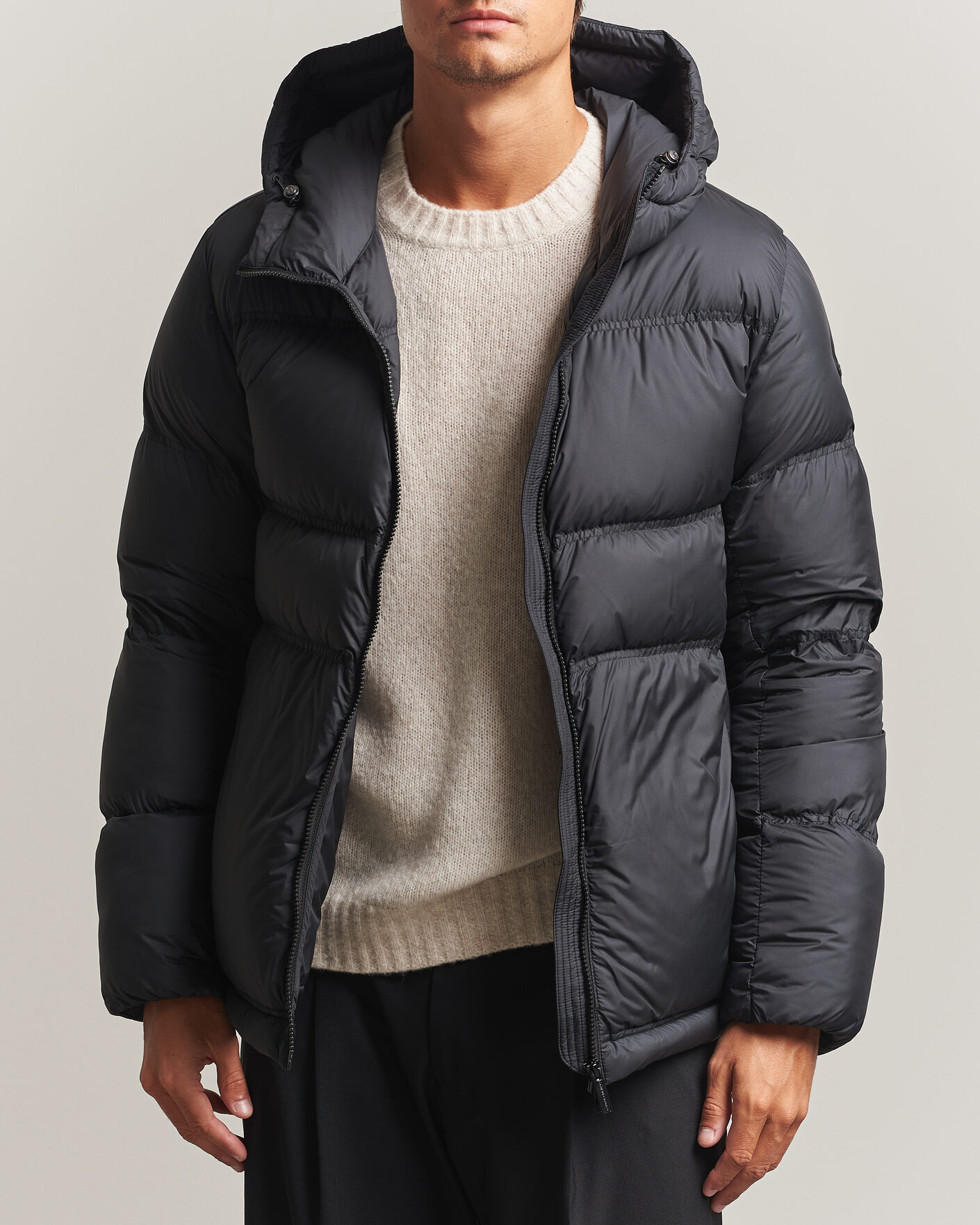 Herre | Jakker | Colmar | Hood Down Jacket Black