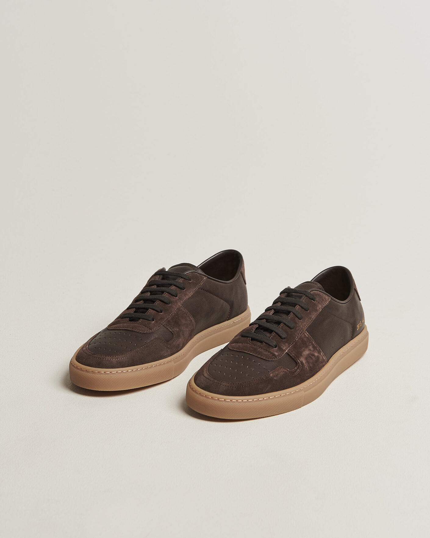 Herre | Sneakers | Common Projects | Bball Duo Leather Sneaker Dark Brown