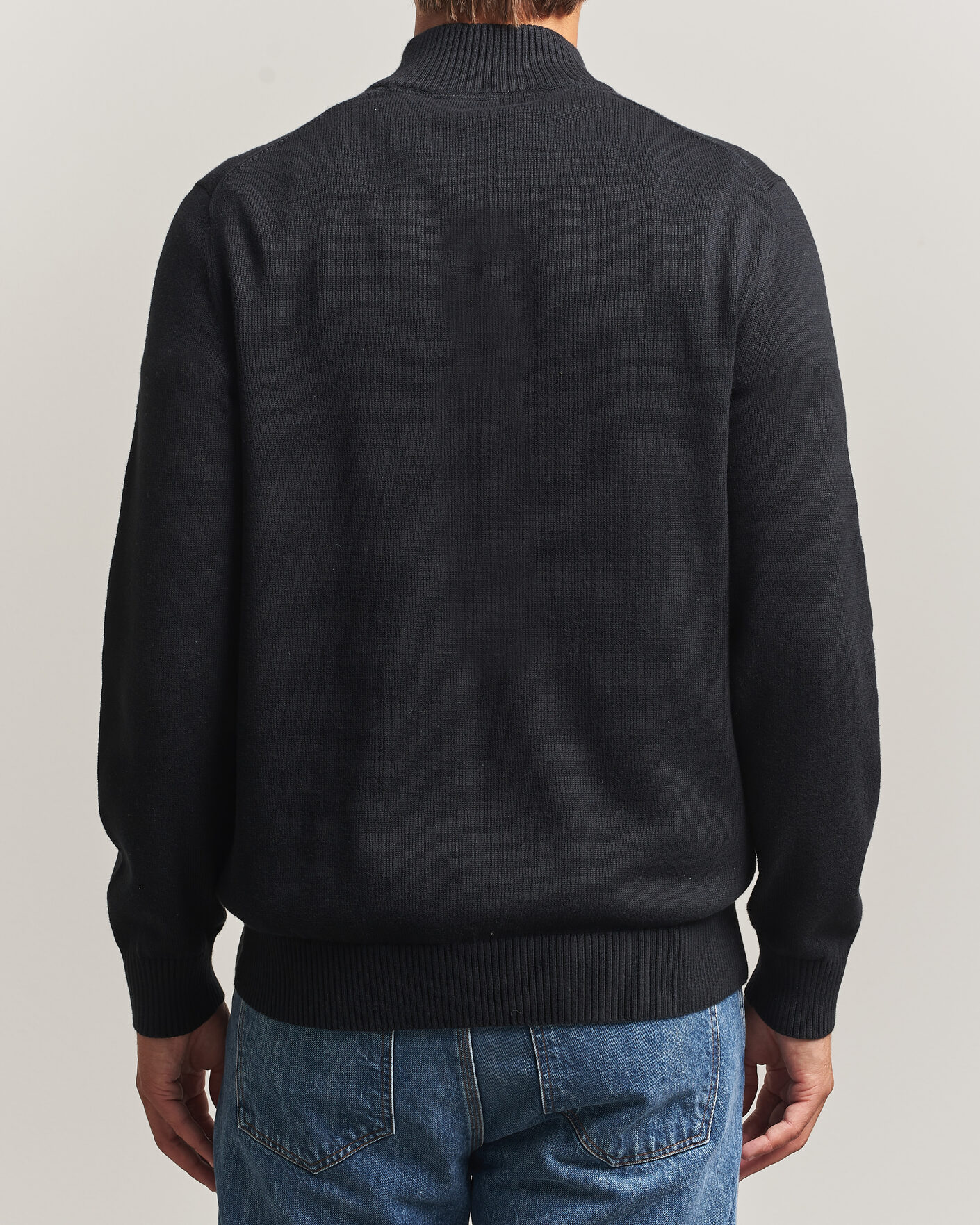 Herre | Gensere | Morris | Darmon Half Zip Black