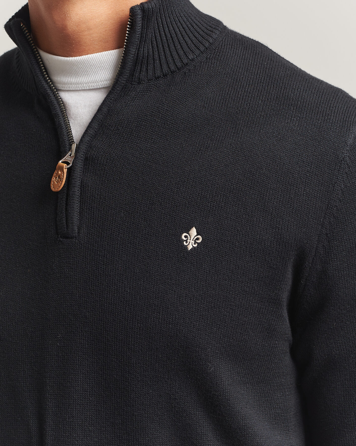 Herre | Gensere | Morris | Darmon Half Zip Black