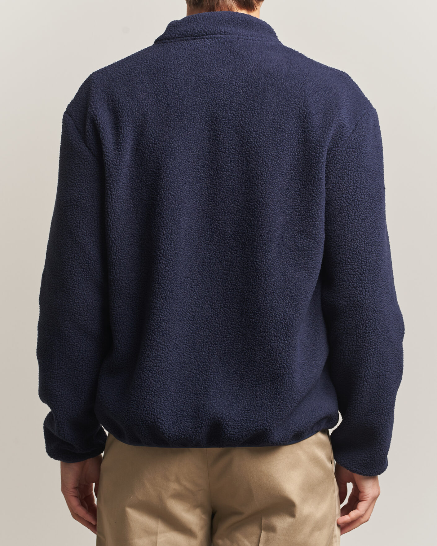 Herre | Gensere | Drôle de Monsieur | Slogan Sherpa Jacket Navy
