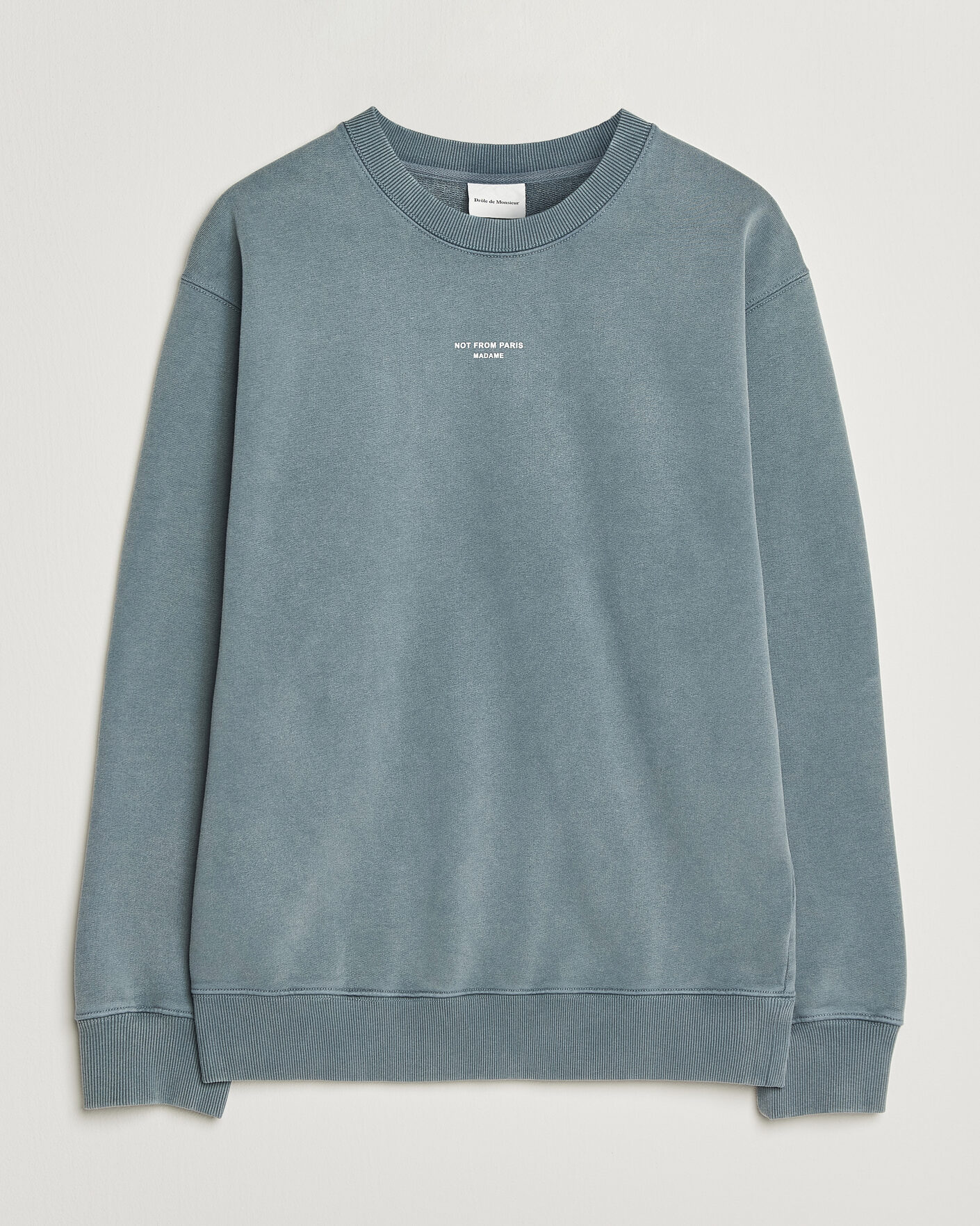 Herre | Gensere | Drôle de Monsieur | Classic Slogan Sweatshirt Dark Grey